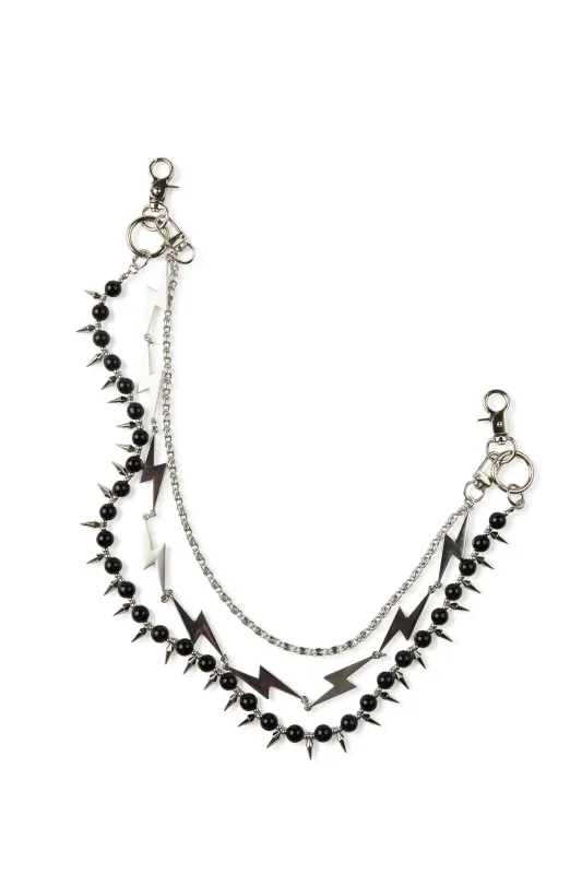 Thunder Silver Wallet Chain sold by Rockstar Original