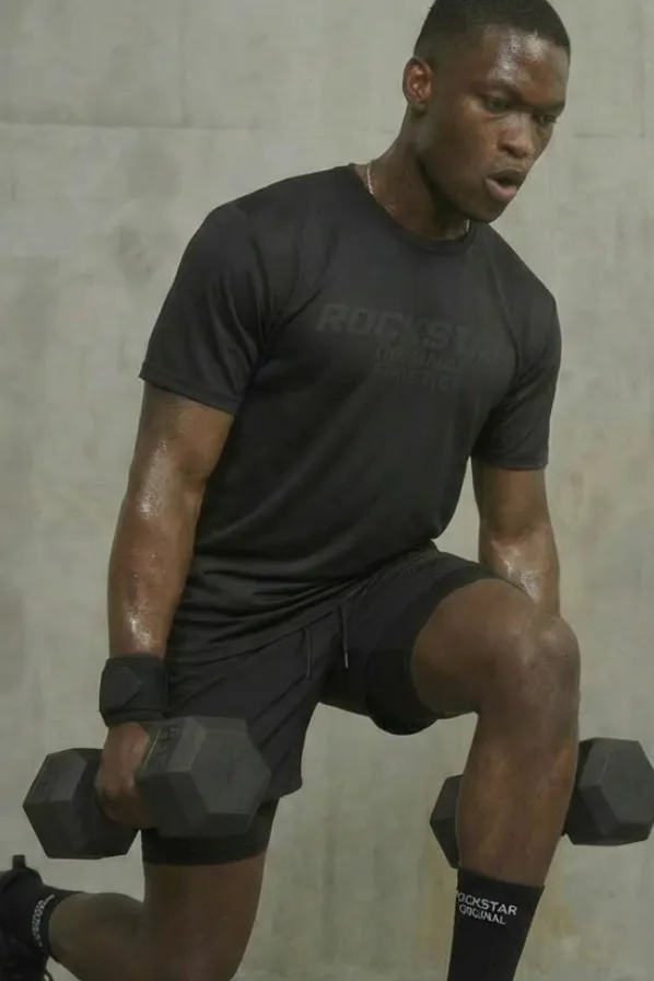 Strength Black T-Shirt Short Set sold by Rockstar Original product image thumbnail 3