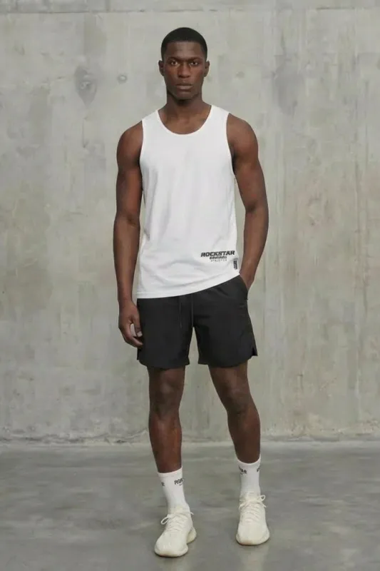 Flow White Tank Top made by Rockstar Original