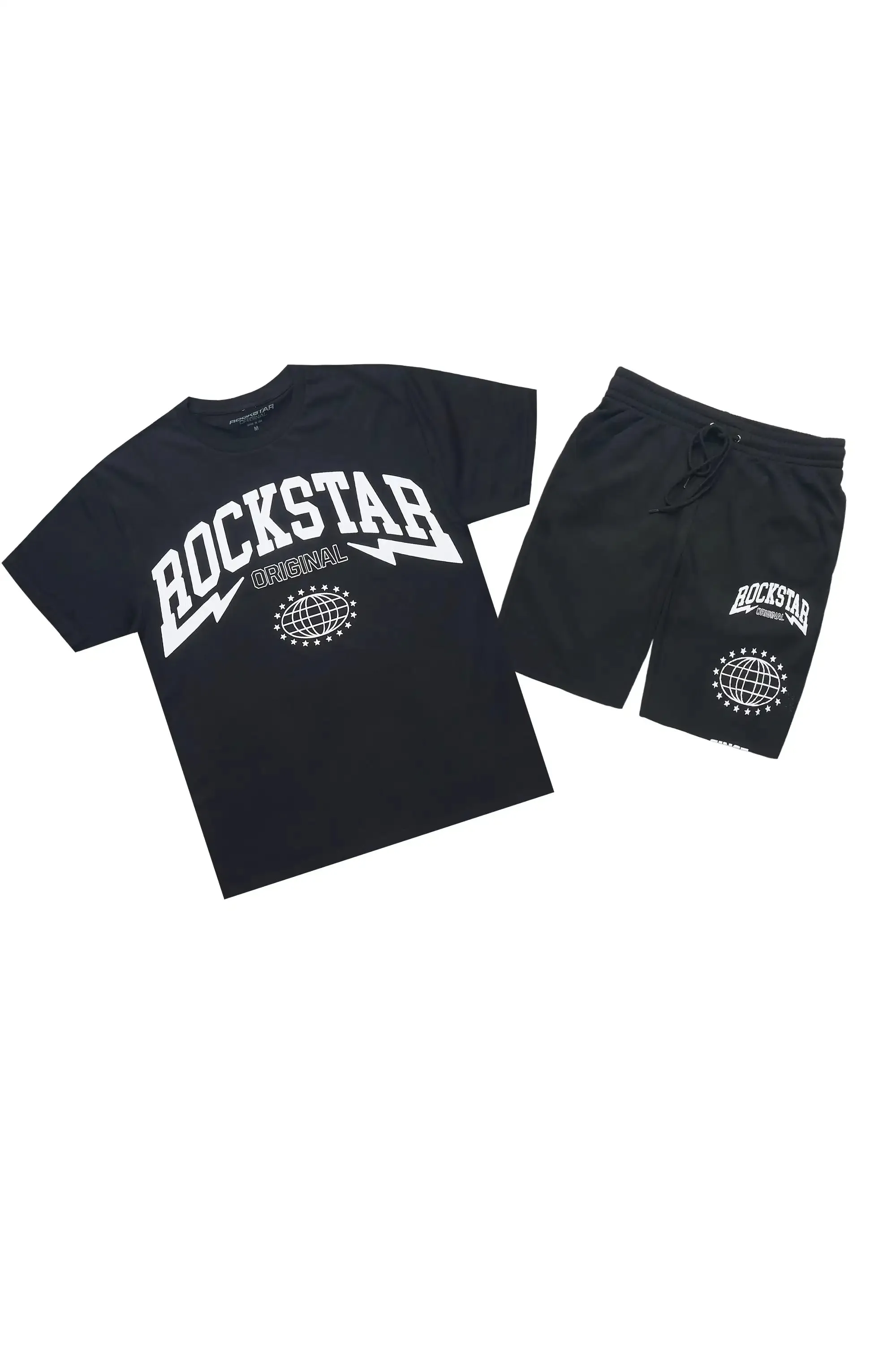 Stori Black/White T-Shirt/Short Set sold by Rockstar Original