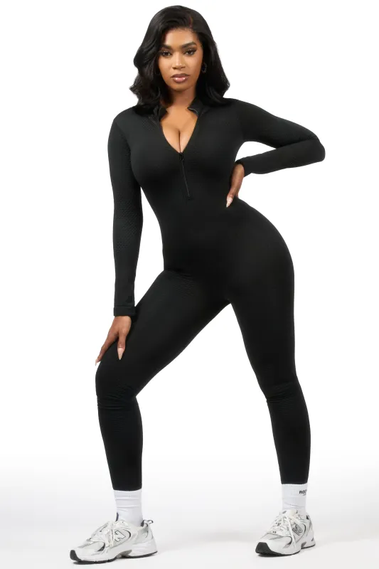 Kirnesha Black Active Jumpsuit sold by Rockstar Original