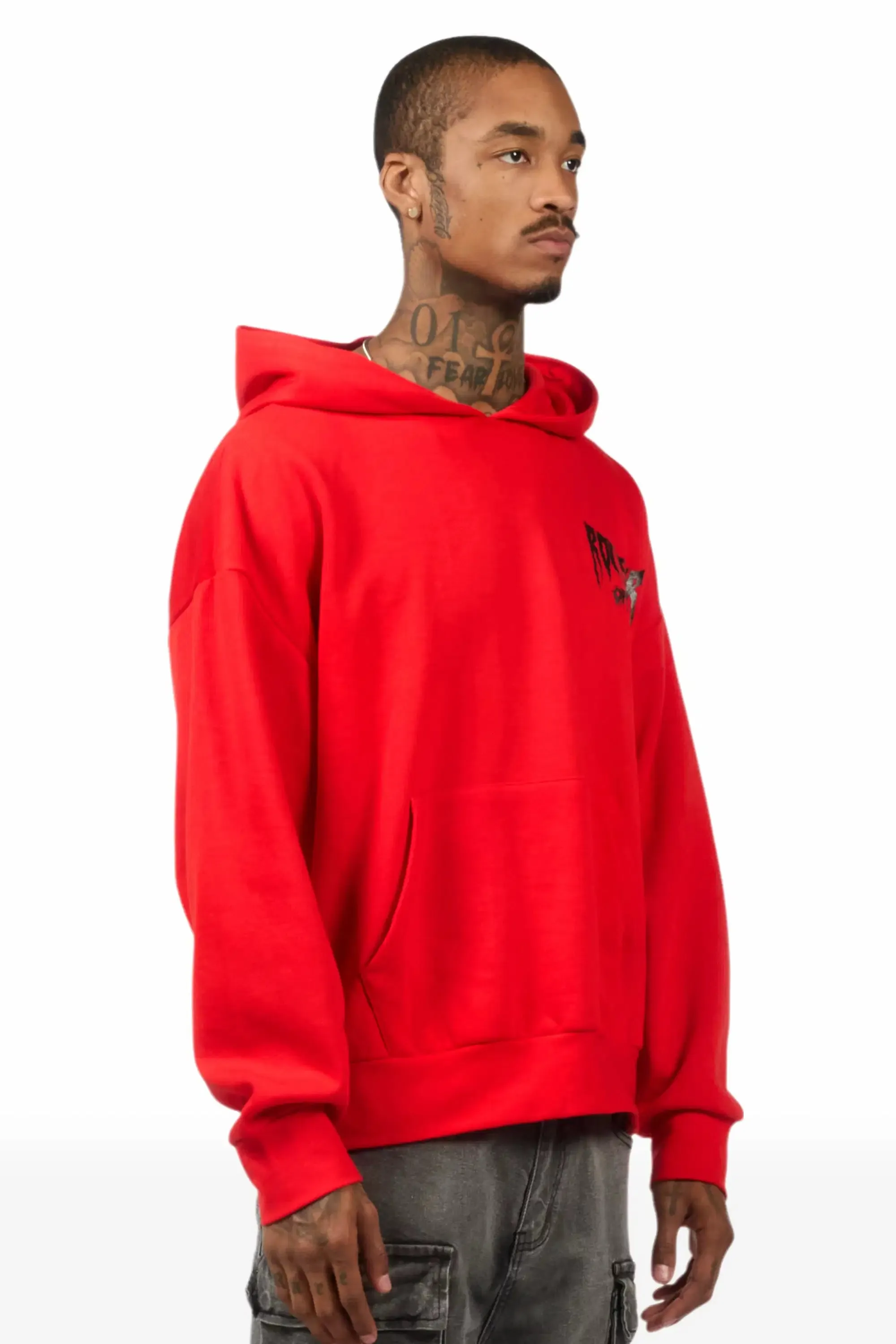 Twinkle Red Graphic Hoodie sold by Rockstar Original product image thumbnail 4