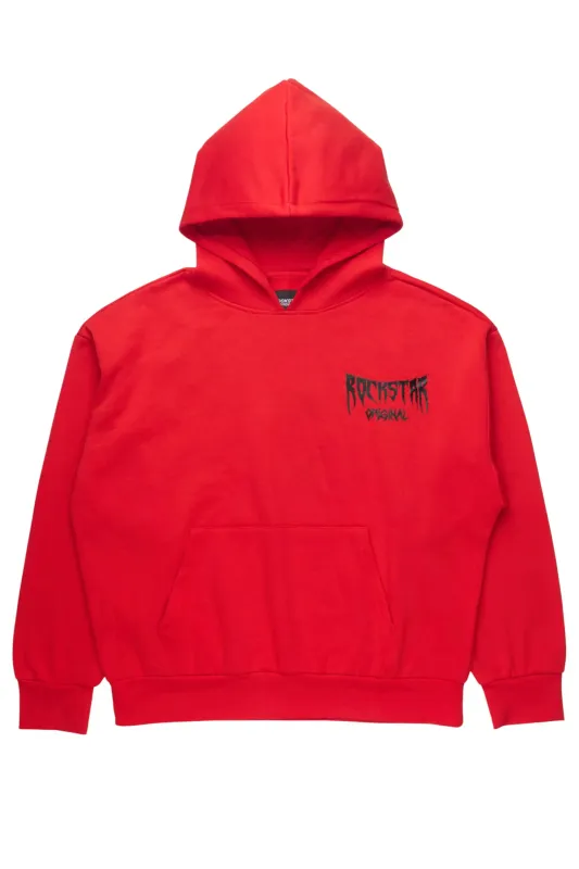 Twinkle Red Graphic Hoodie sold by Rockstar Original