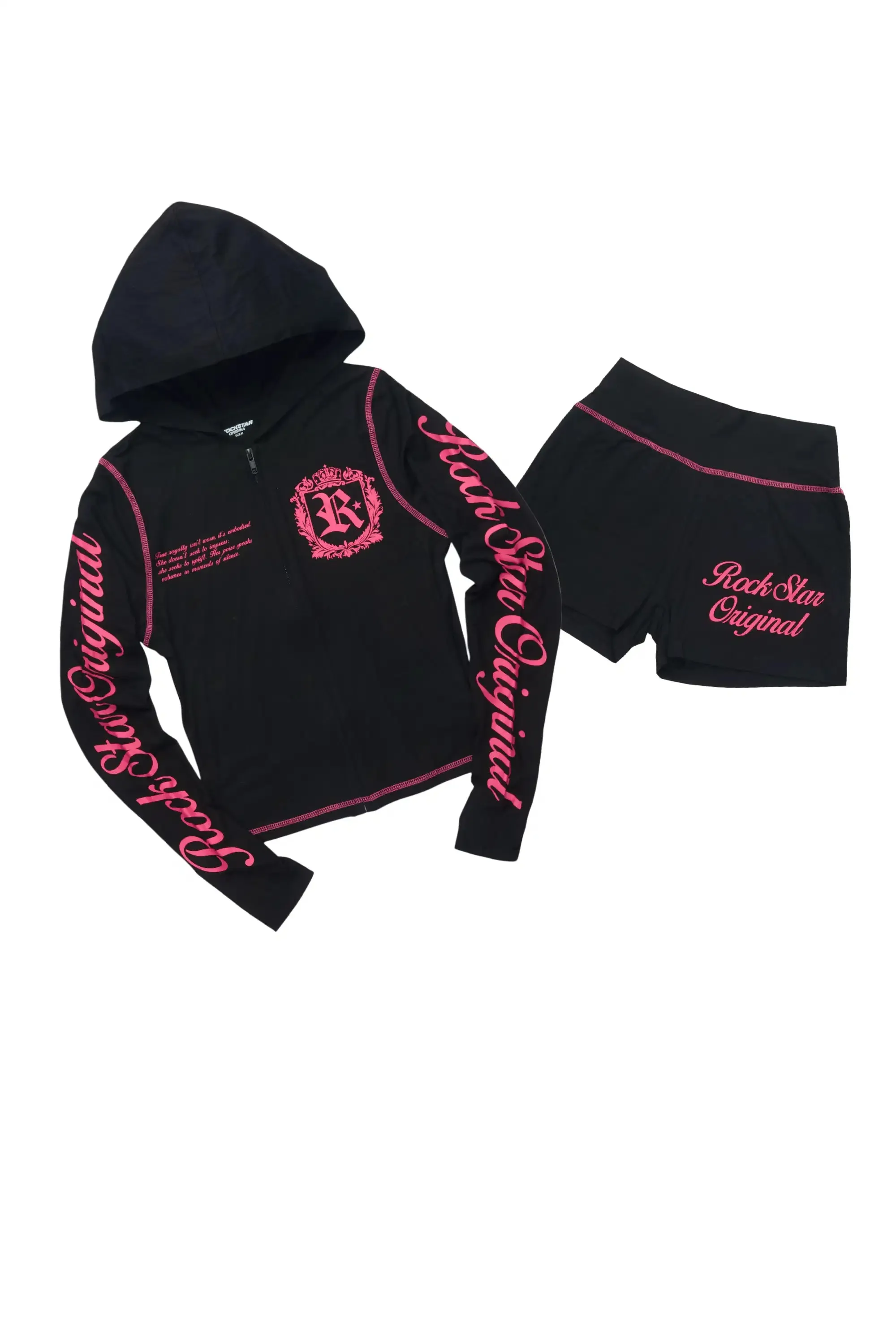 Desmine Black Short Set sold by Rockstar Original product image thumbnail 3