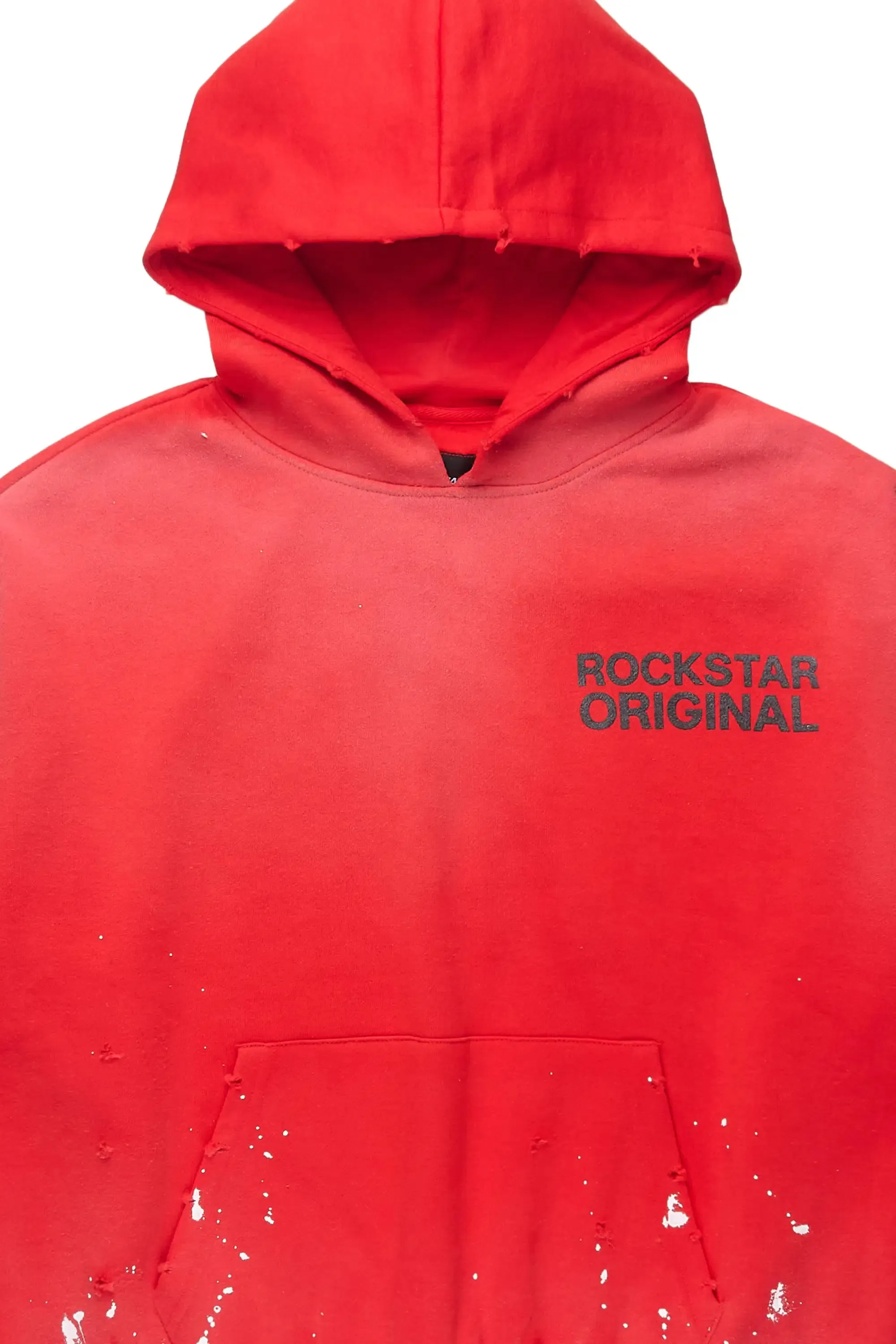 Reigna Red Oversized Hoodie sold by Rockstar Original product image thumbnail 2