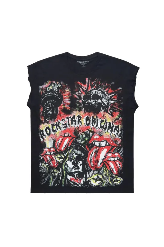 Lakisa Black Tank Top sold by Rockstar Original