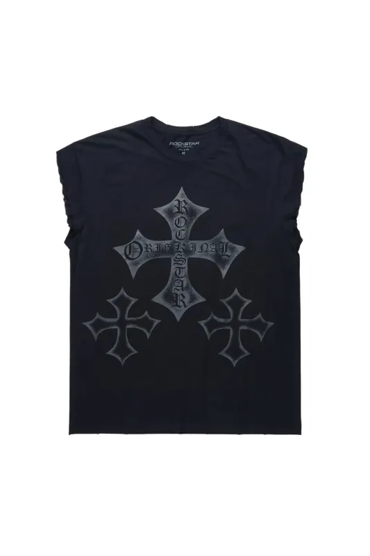 Tangia Black Tank Top sold by Rockstar Original