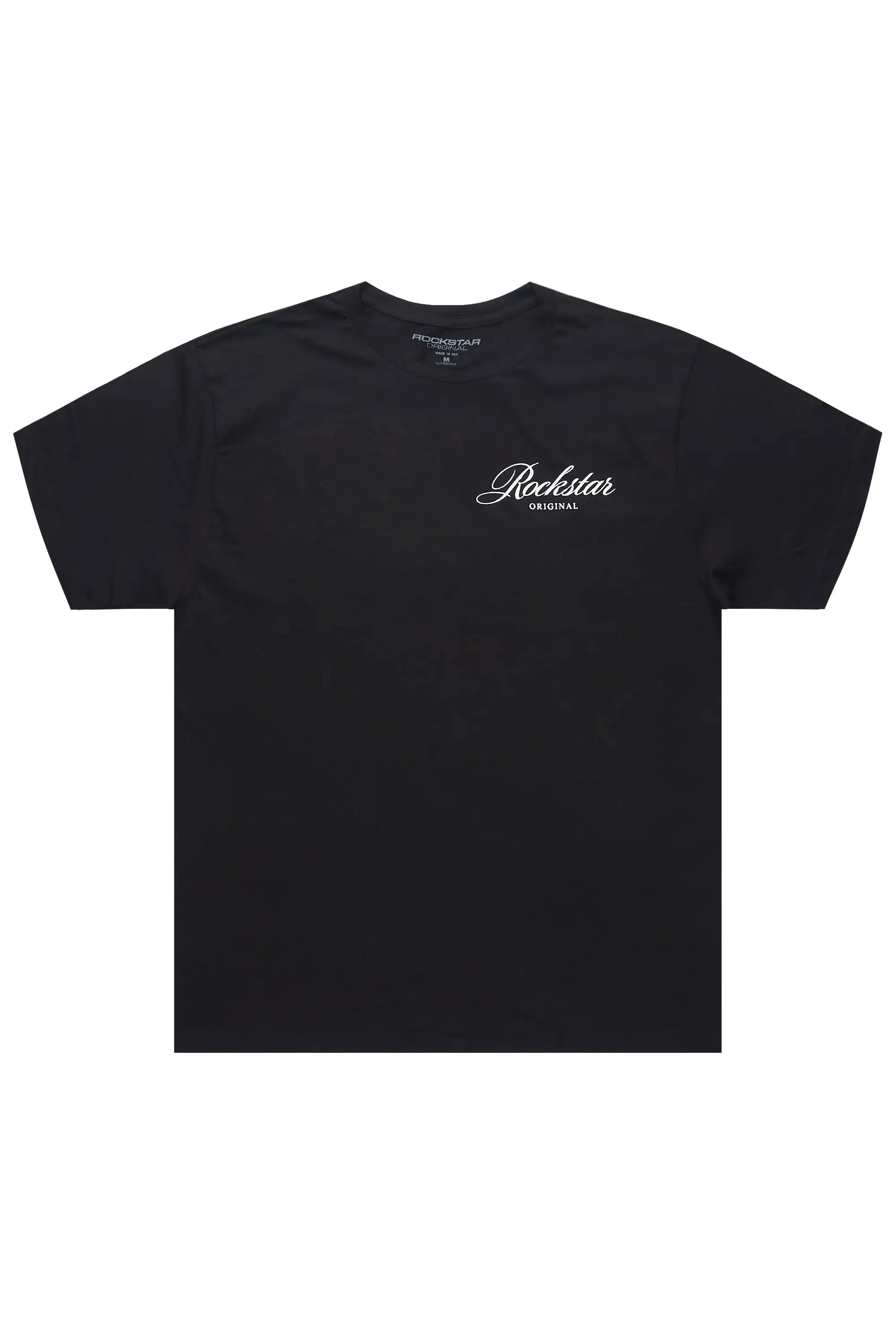 Domaric Black Oversized Graphic T-Shirt sold by Rockstar Original product image thumbnail 3