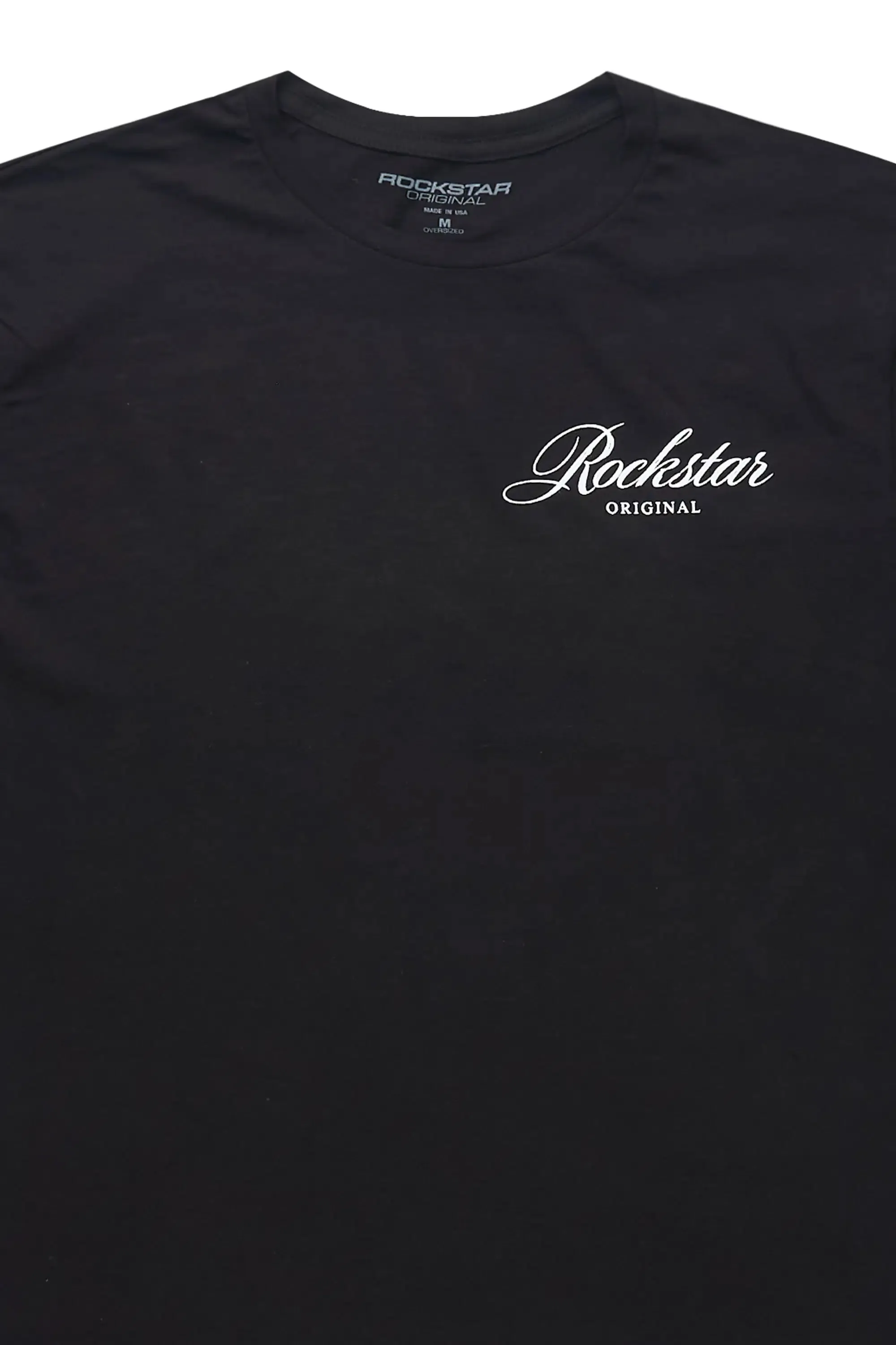 Domaric Black Oversized Graphic T-Shirt sold by Rockstar Original product image thumbnail 2