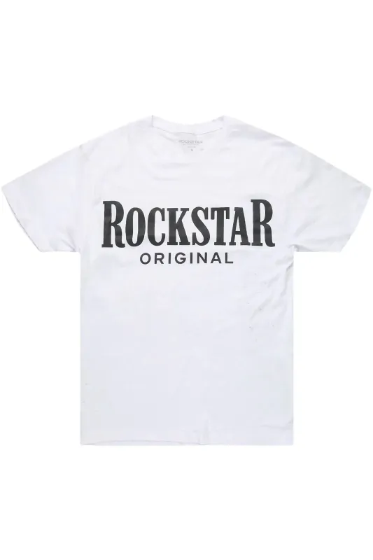 Rio White Oversized Graphic T-Shirt sold by Rockstar Original