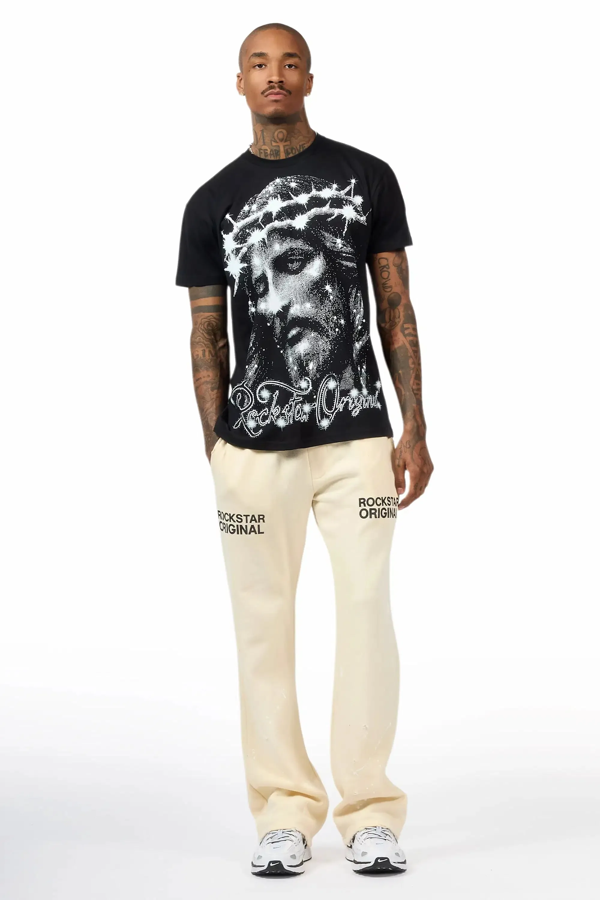 Reign Sand Relaxed Track Pant sold by Rockstar Original product image thumbnail 3