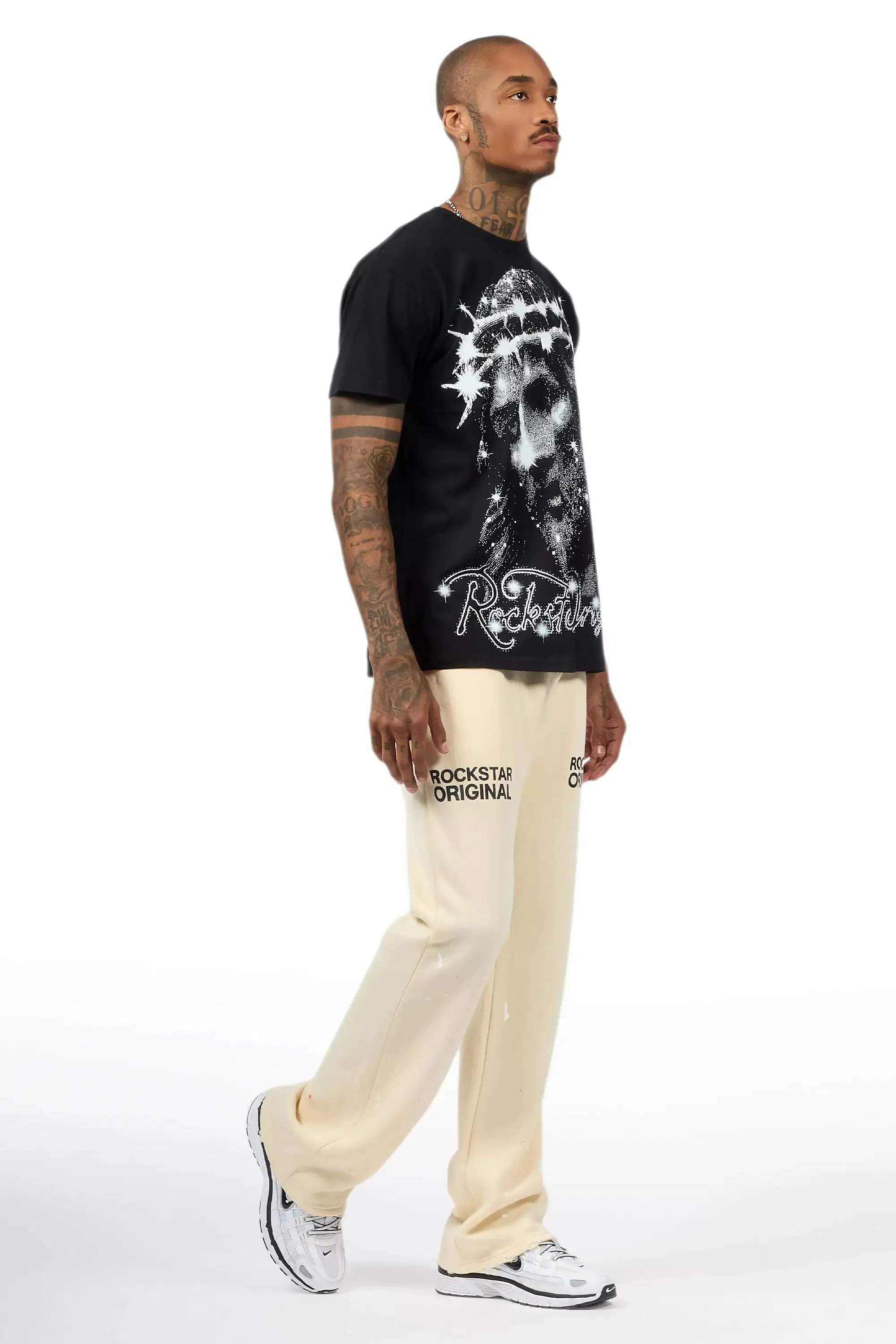 Reign Sand Relaxed Track Pant sold by Rockstar Original product image thumbnail 4