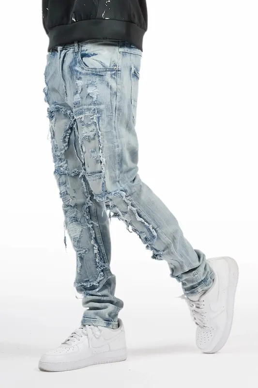 Eryl Ice Blue Slim Fit Jean sold by Rockstar Original