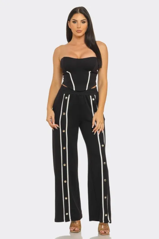 Decotah Black Tube Lounge Track Set made by Rockstar Original