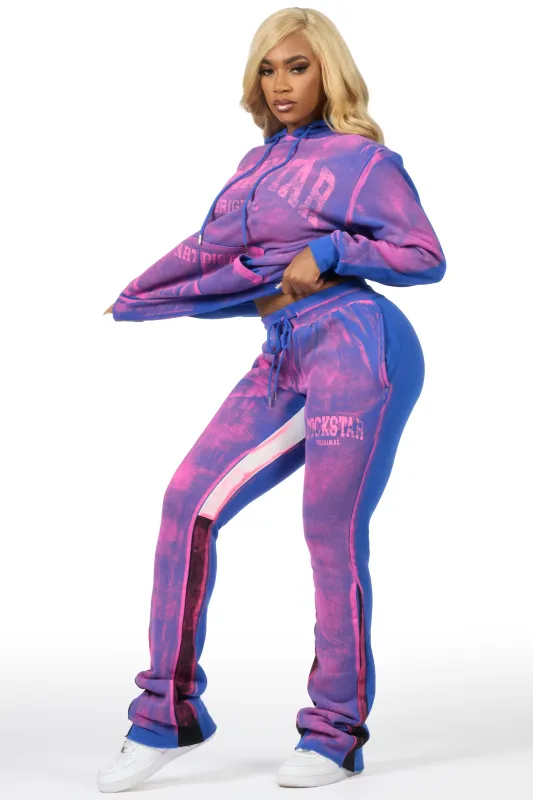 Keiana 2.0 Royal Blue Stacked Track Set made by Rockstar Original