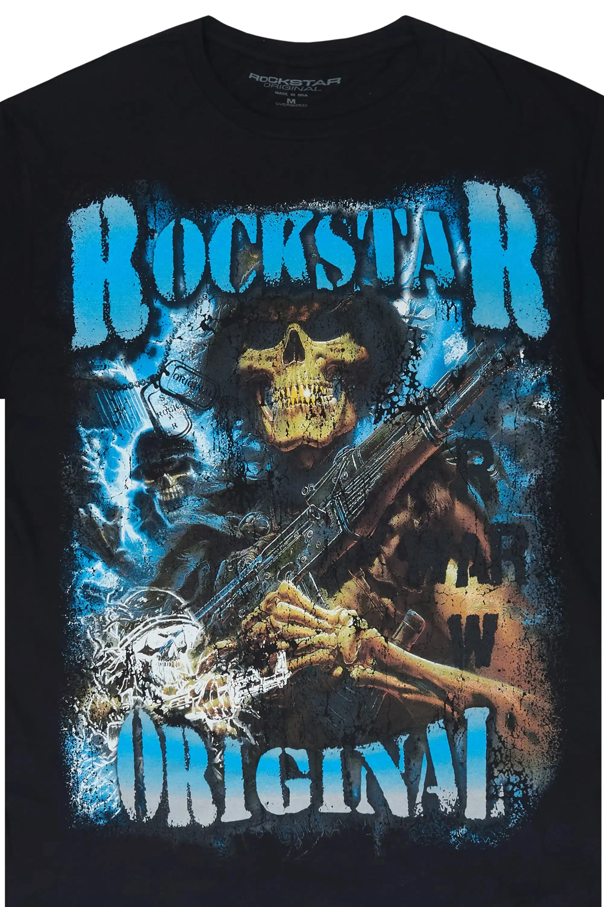 Lake Zare Black Oversized T-Shirt sold by Rockstar Original product image thumbnail 2