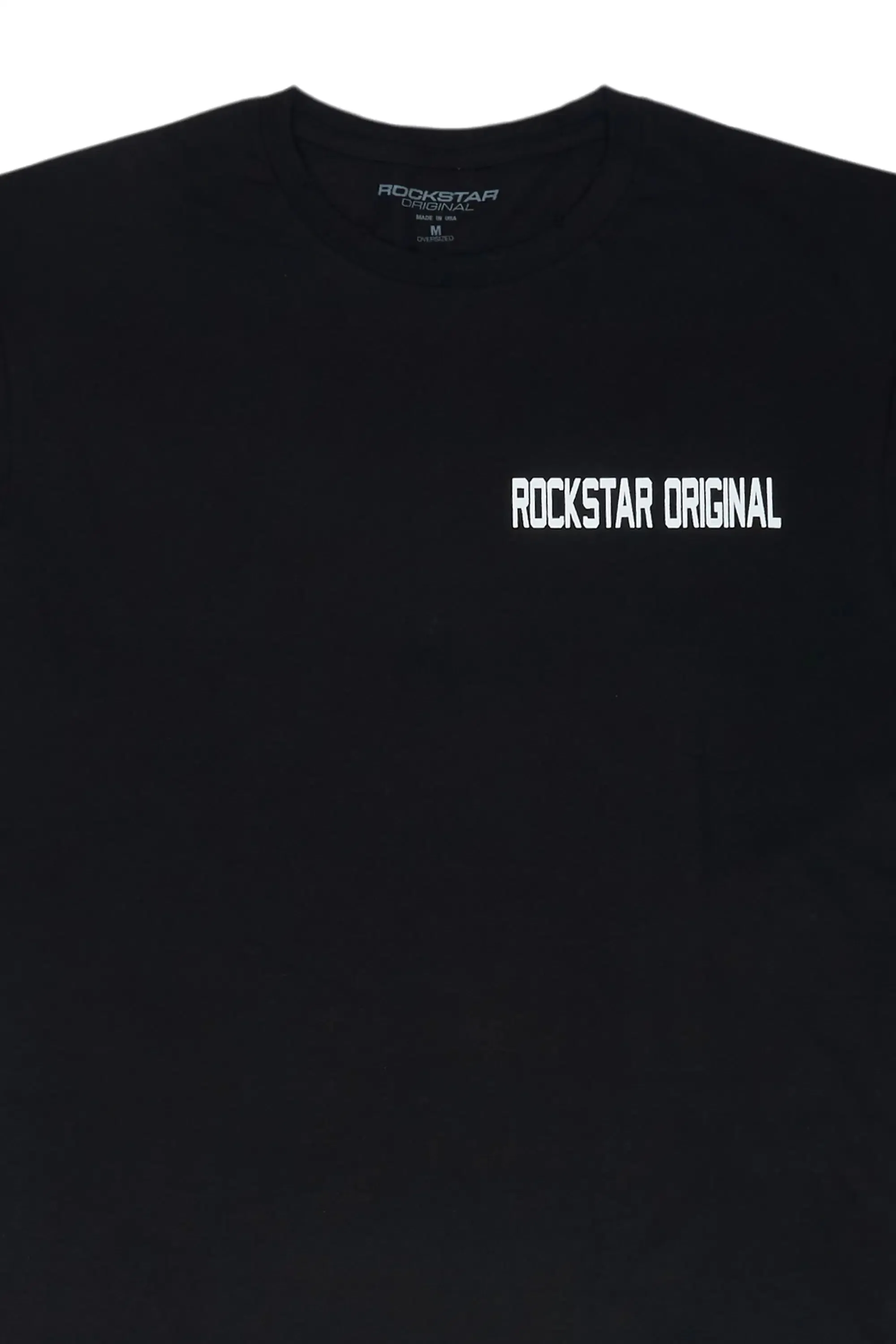 Corven Black Cut Off T-Shirt sold by Rockstar Original product image thumbnail 2