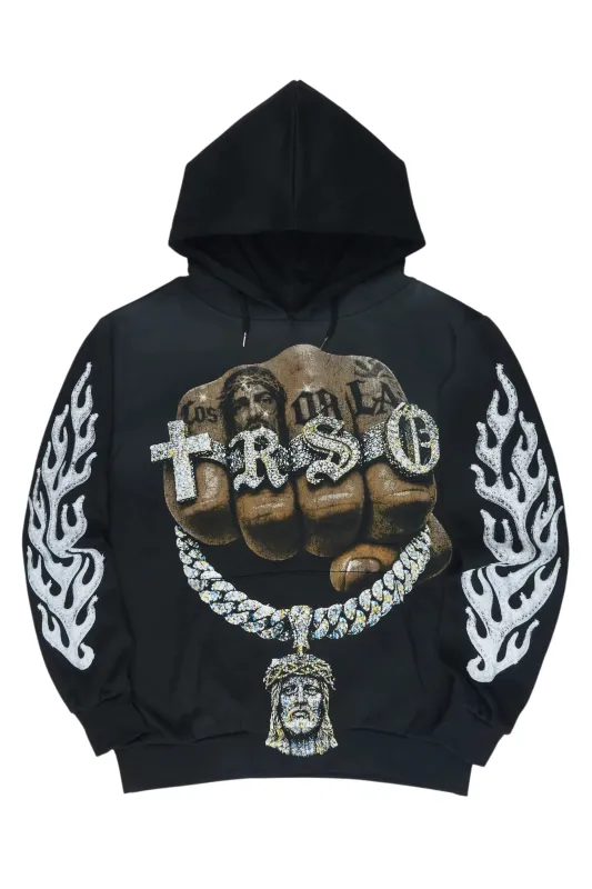 Echo Black Graphic Hoodie sold by Rockstar Original