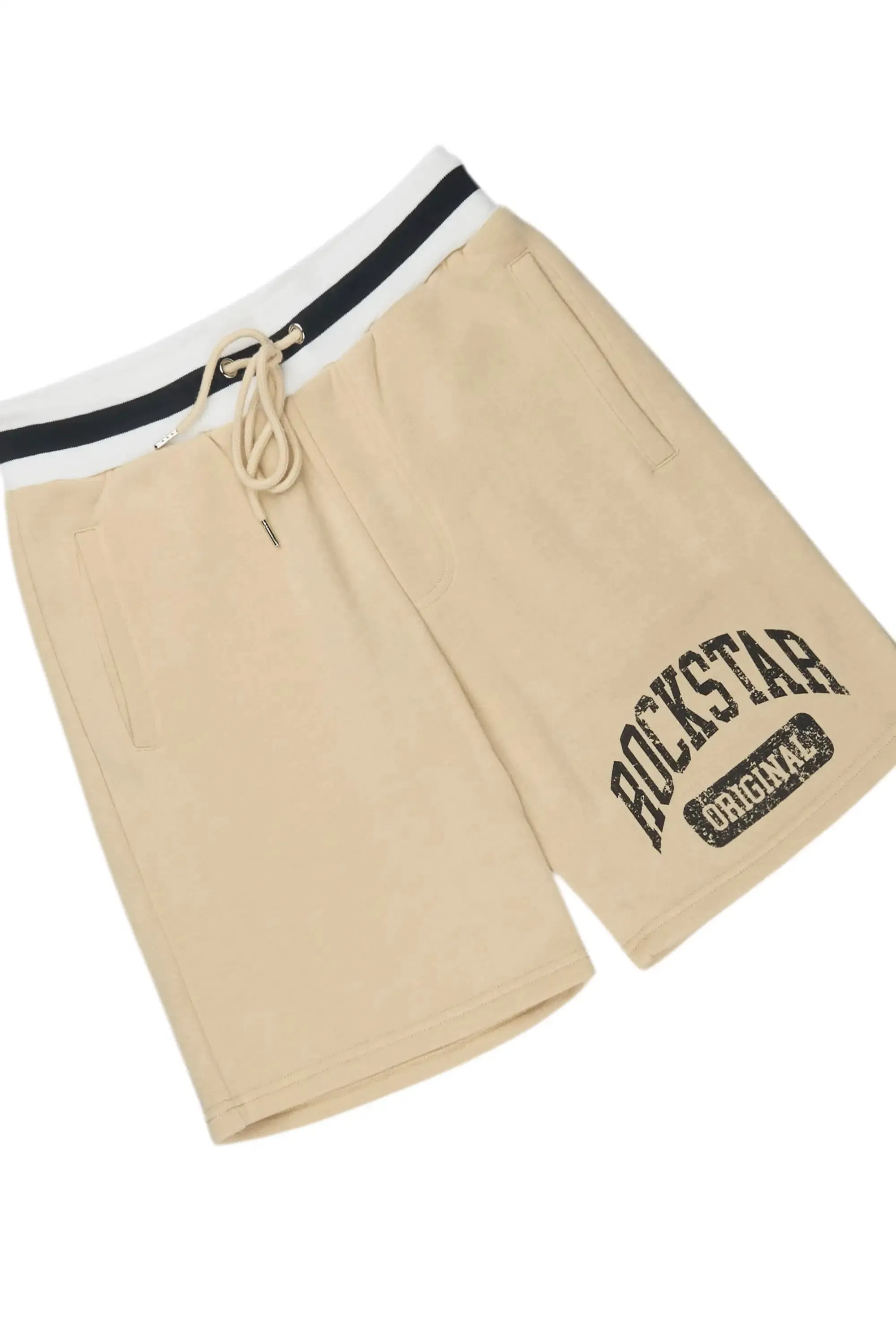 Zig White/Beige T-Shirt/Short Set sold by Rockstar Original product image thumbnail 5
