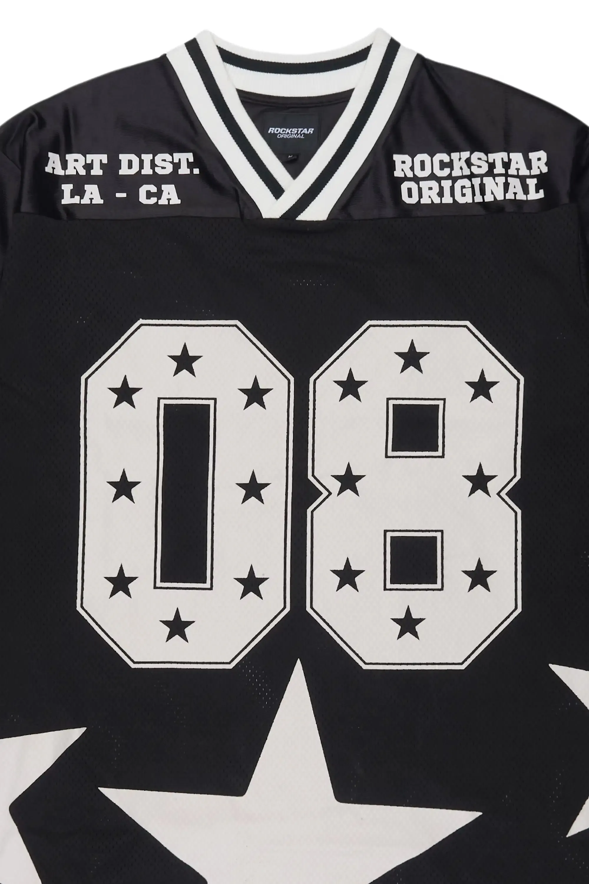 Slava Black Double Layer L/S Mesh Jersey sold by Rockstar Original product image thumbnail 4