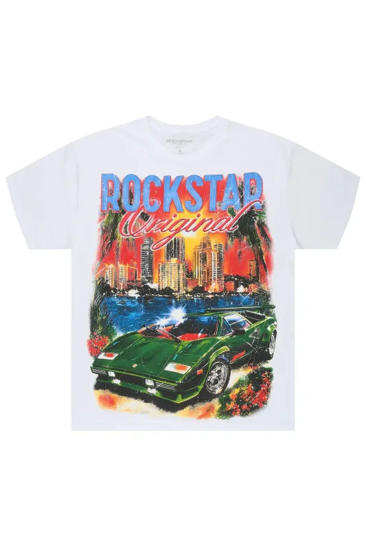 Crystal White T-Shirt made by Rockstar Original