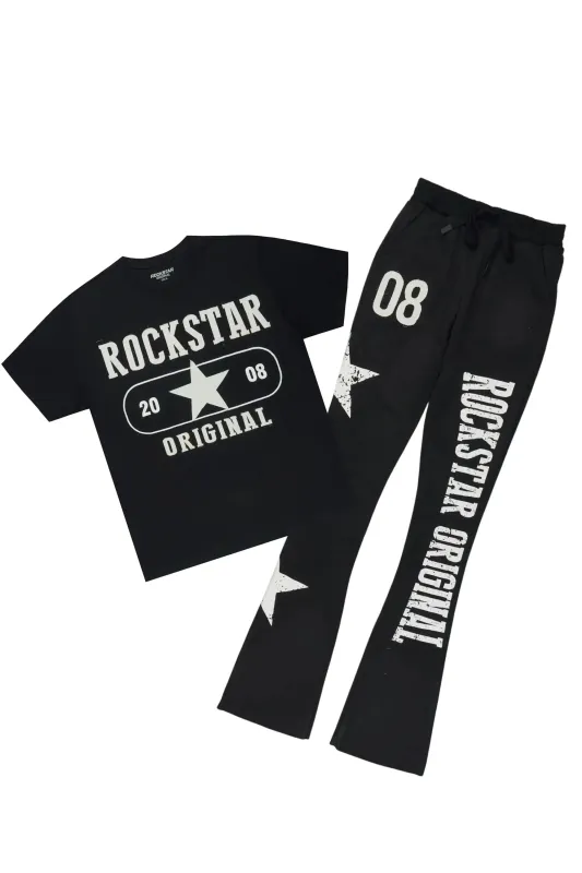 Chavonne Black T-Shirt Trackset sold by Rockstar Original
