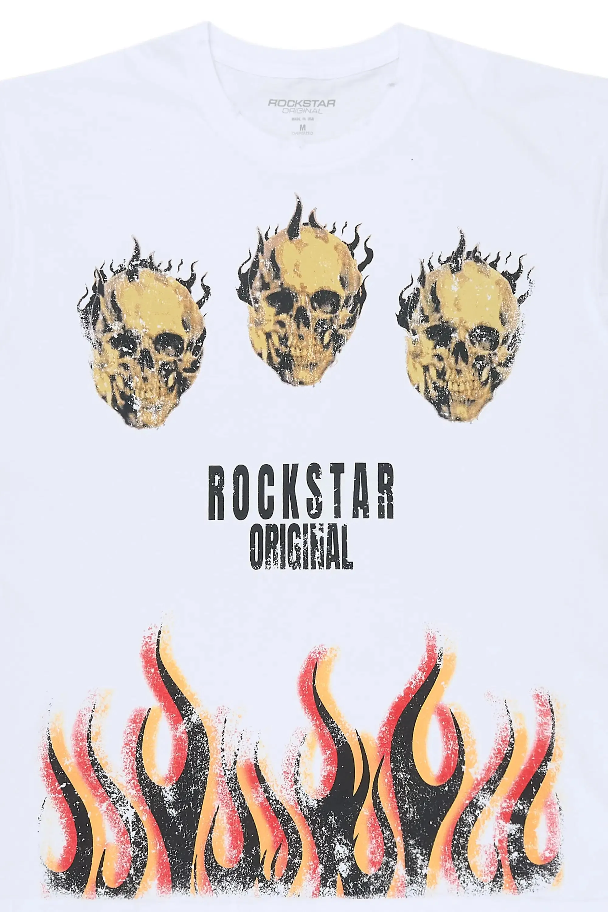 Maezar White Cut off Tee sold by Rockstar Original product image thumbnail 2