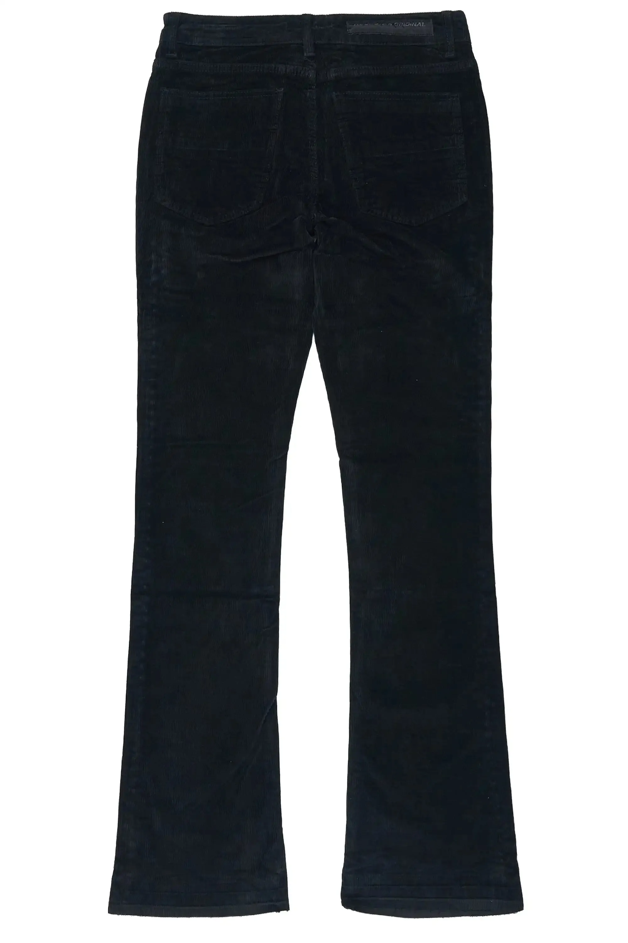 Vaile Jet Black Studded Stacked Flare Jean sold by Rockstar Original product image thumbnail 3
