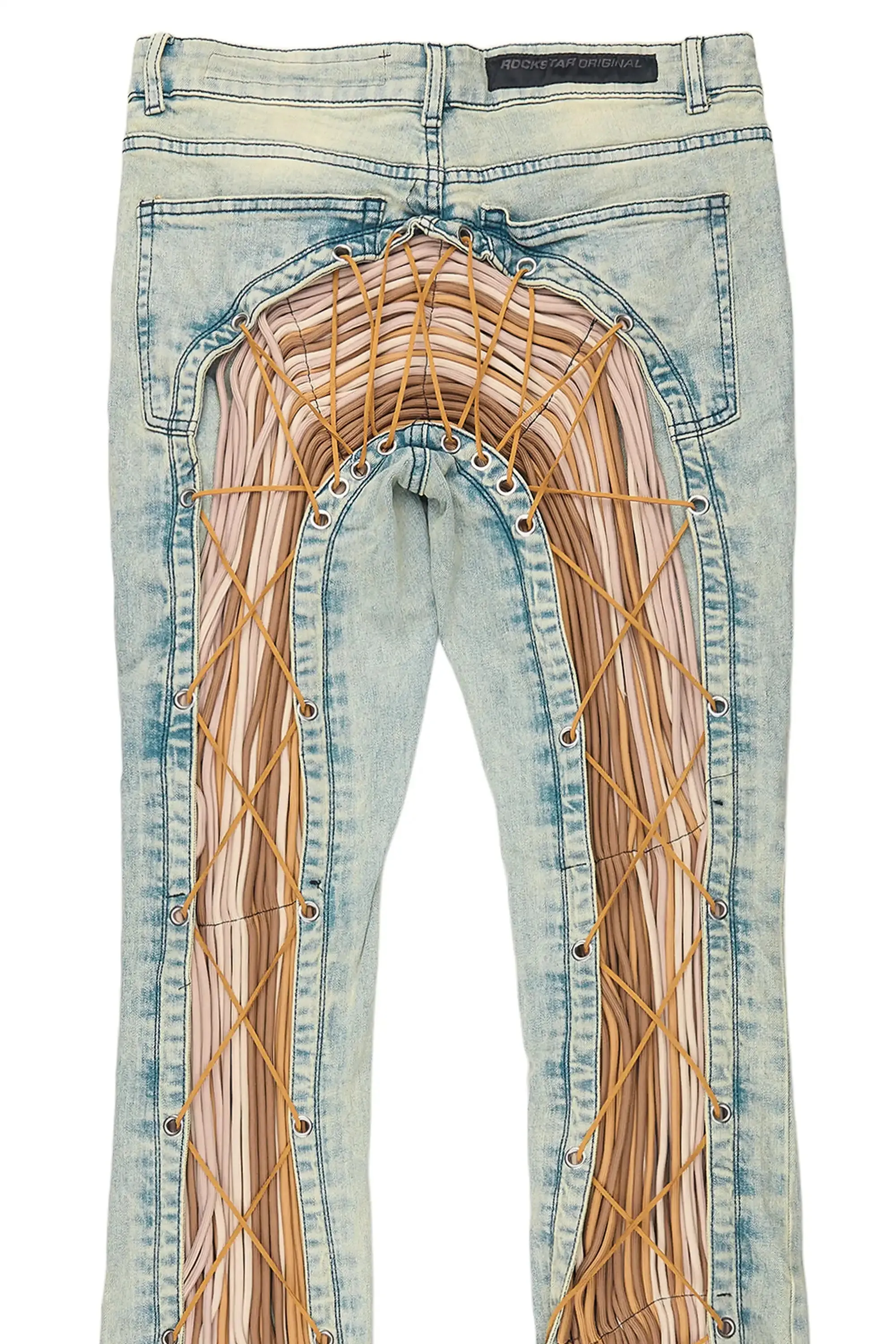 Otto Tint Blue Wash Stacked Flare Jean sold by Rockstar Original product image thumbnail 2