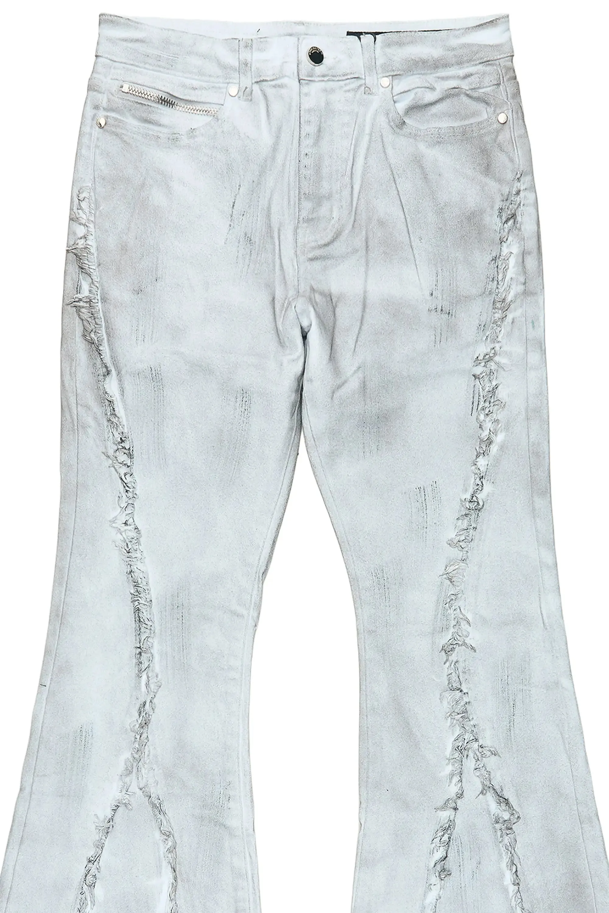 Vane Dirty White Stacked Super Flare Jean sold by Rockstar Original product image thumbnail 2