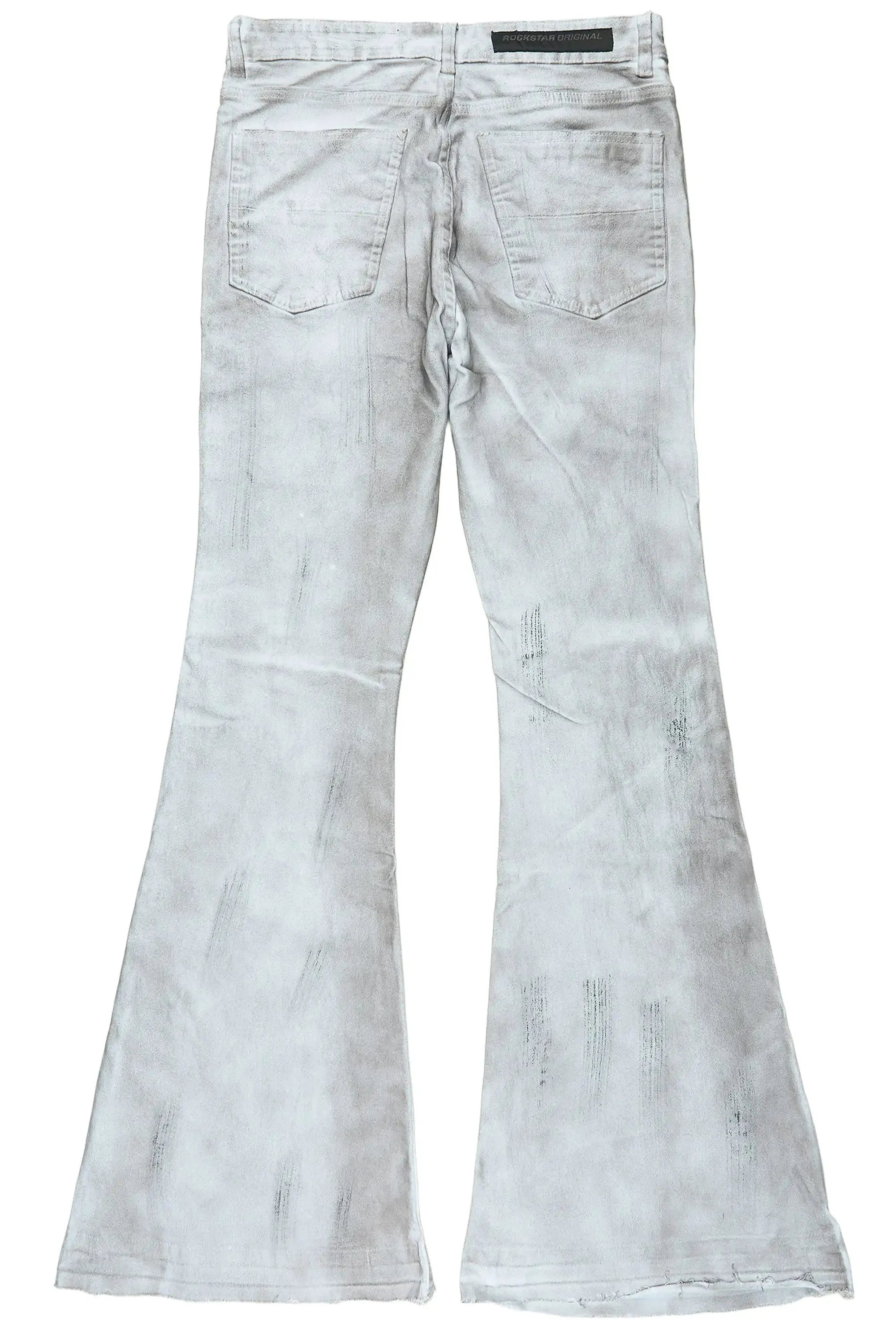 Vane Dirty White Stacked Super Flare Jean sold by Rockstar Original product image thumbnail 3