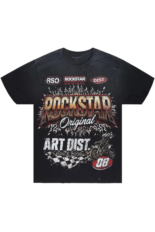 Carleisha Black T-Shirt made by Rockstar Original