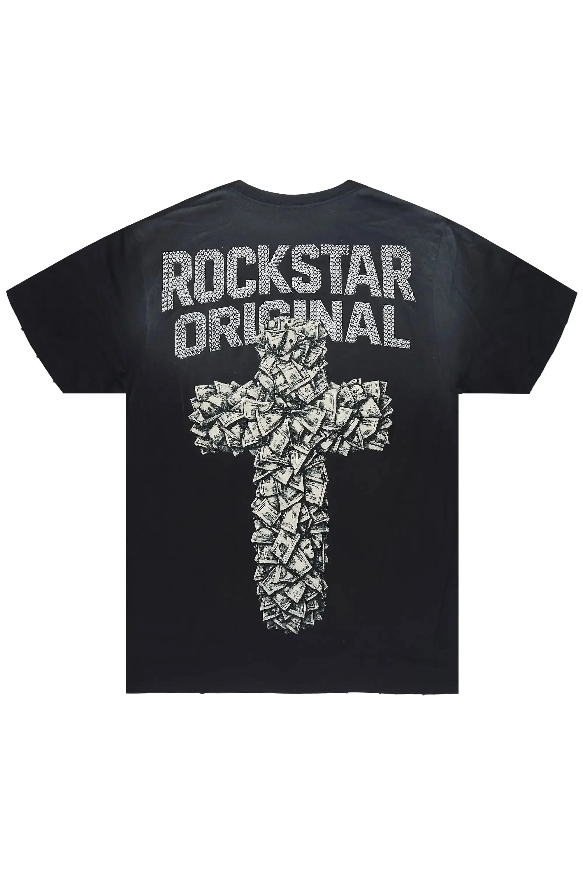 Kairox Black Oversized Graphic T-Shirt sold by Rockstar Original product image thumbnail 3
