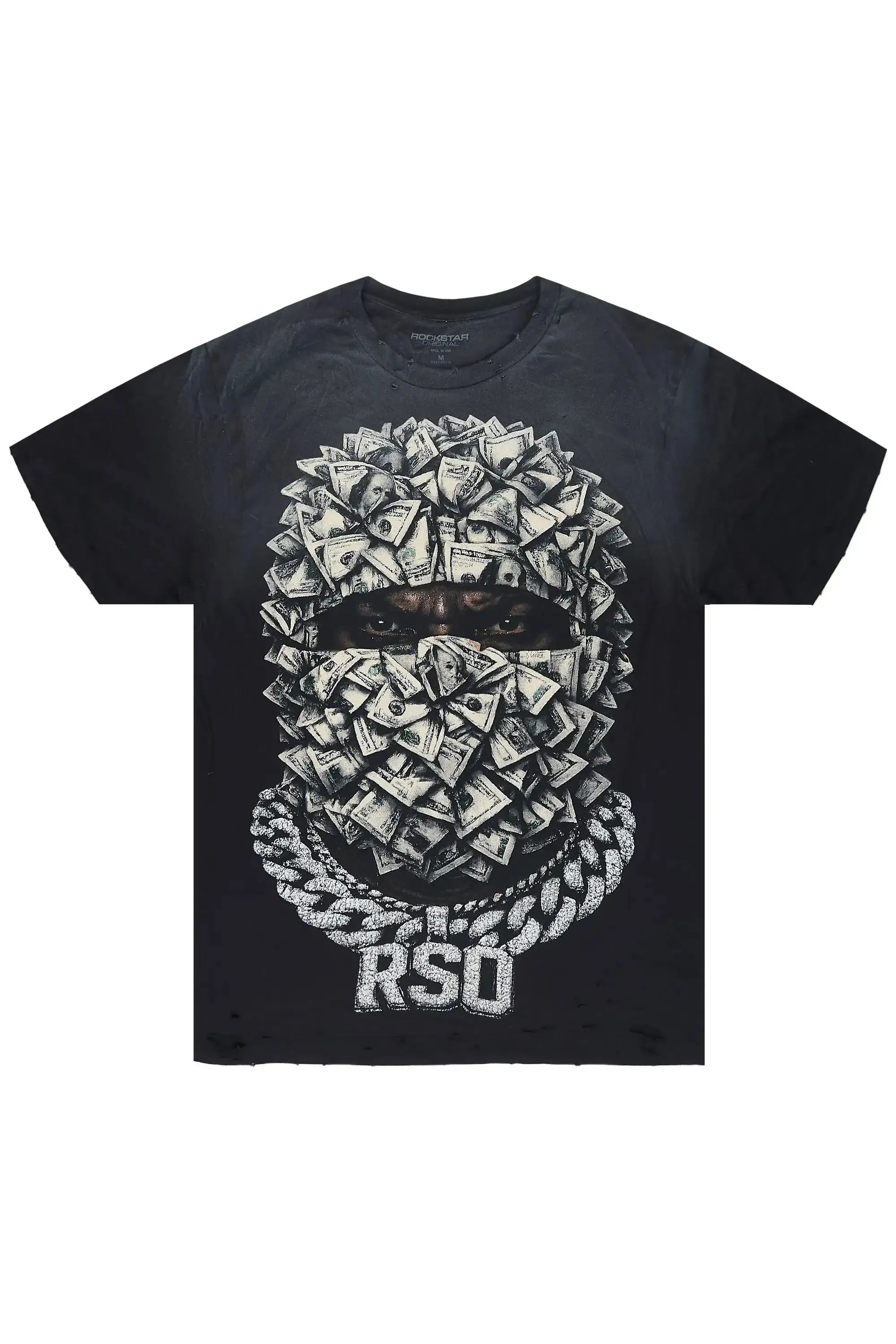 Kairox Black Oversized Graphic T-Shirt sold by Rockstar Original
