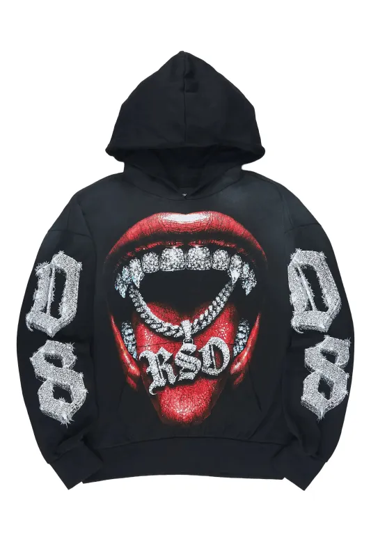 Noctis Black Graphic Hoodie made by Rockstar Original