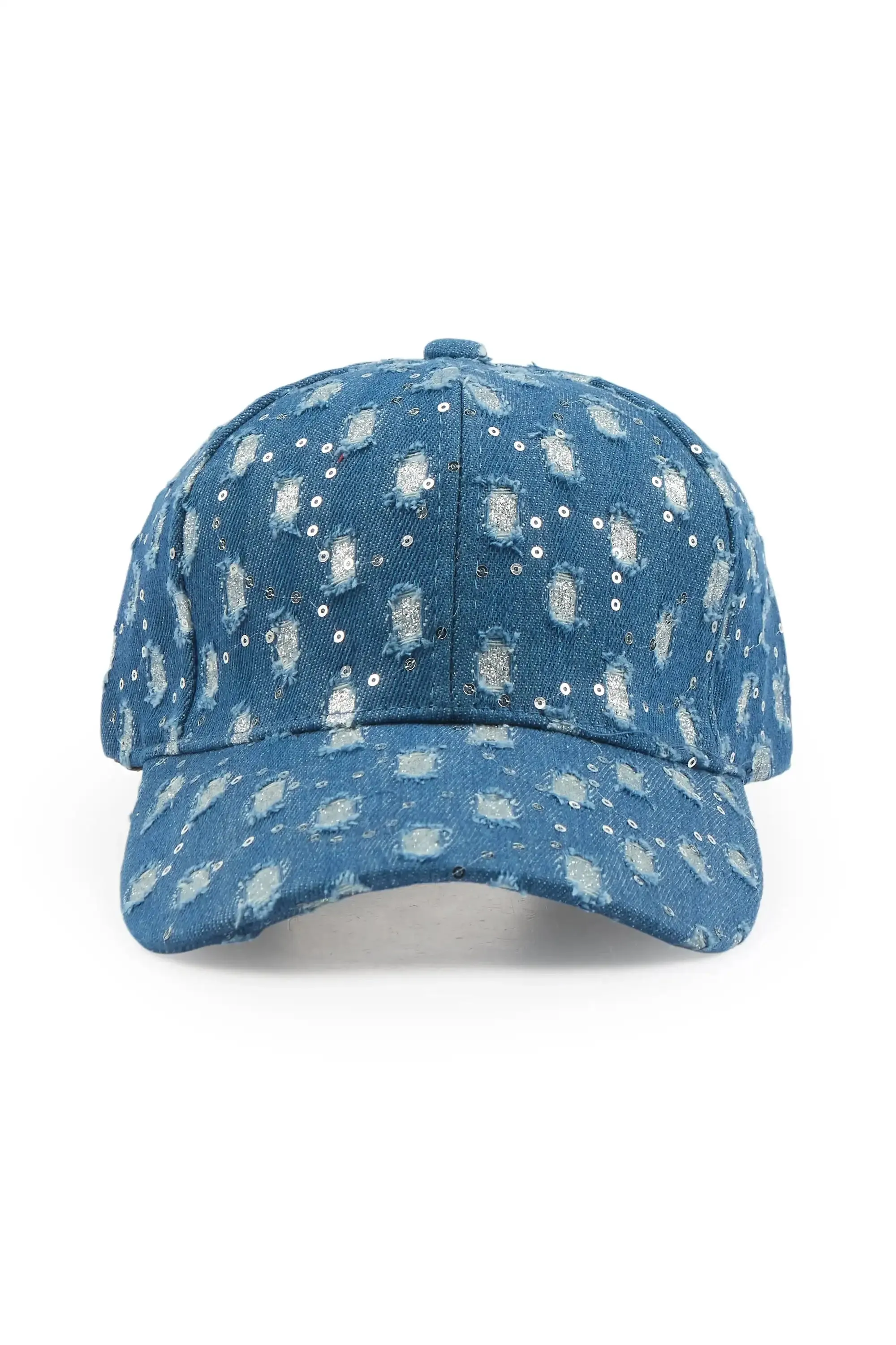 Mosley Denim Blue Rhinestone Trucker Hat sold by Rockstar Original