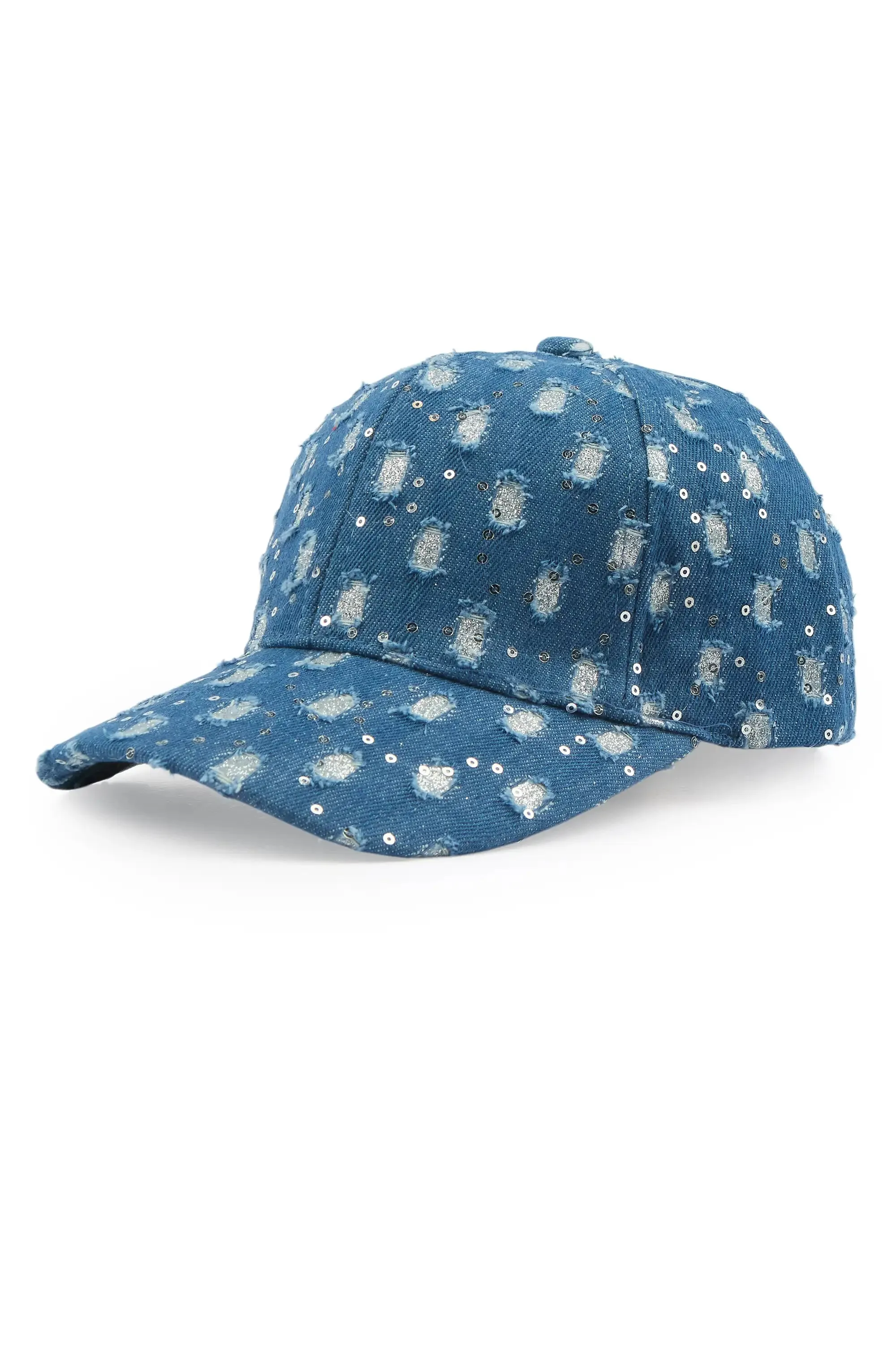 Mosley Denim Blue Rhinestone Trucker Hat sold by Rockstar Original product image thumbnail 2