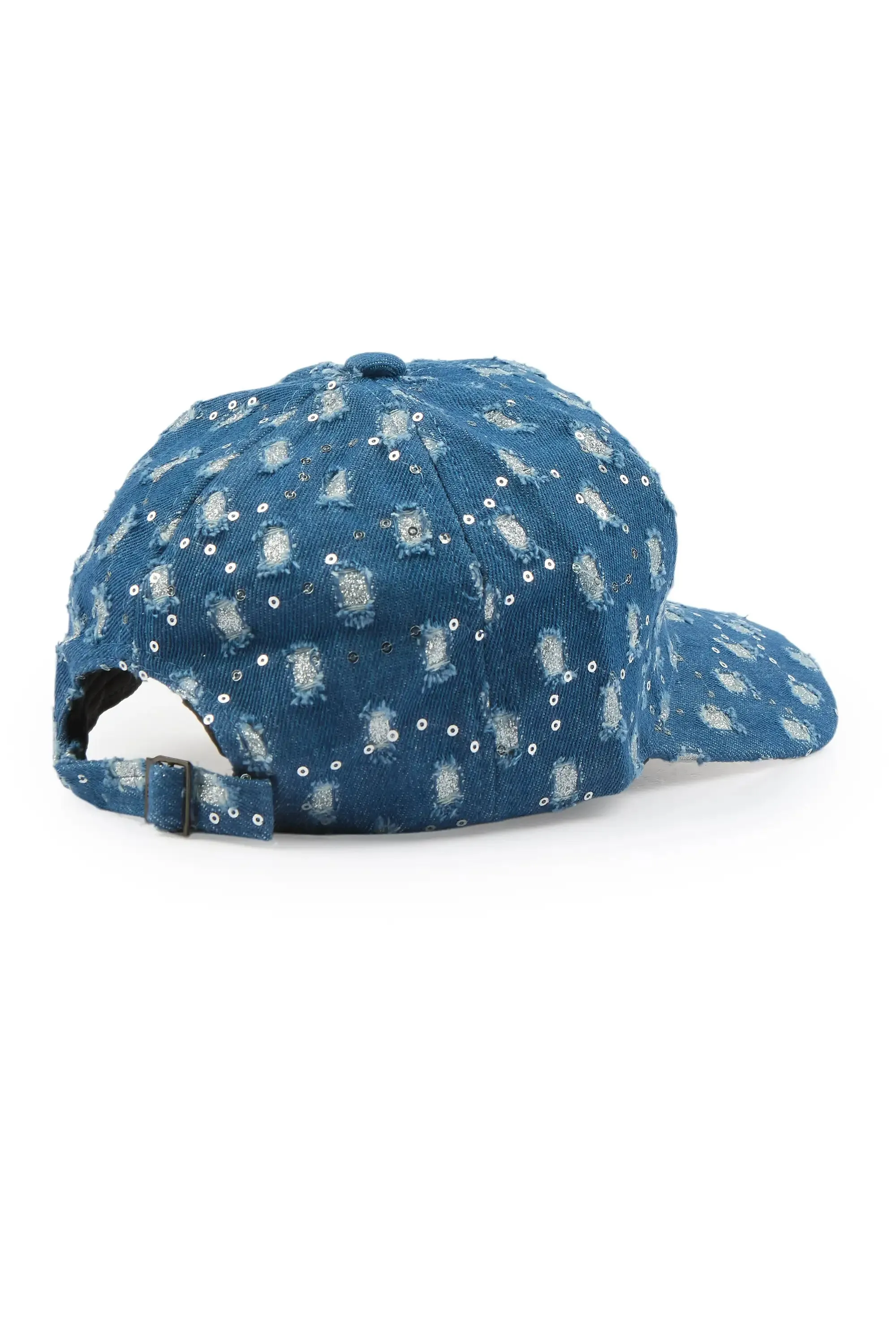 Mosley Denim Blue Rhinestone Trucker Hat sold by Rockstar Original product image thumbnail 3