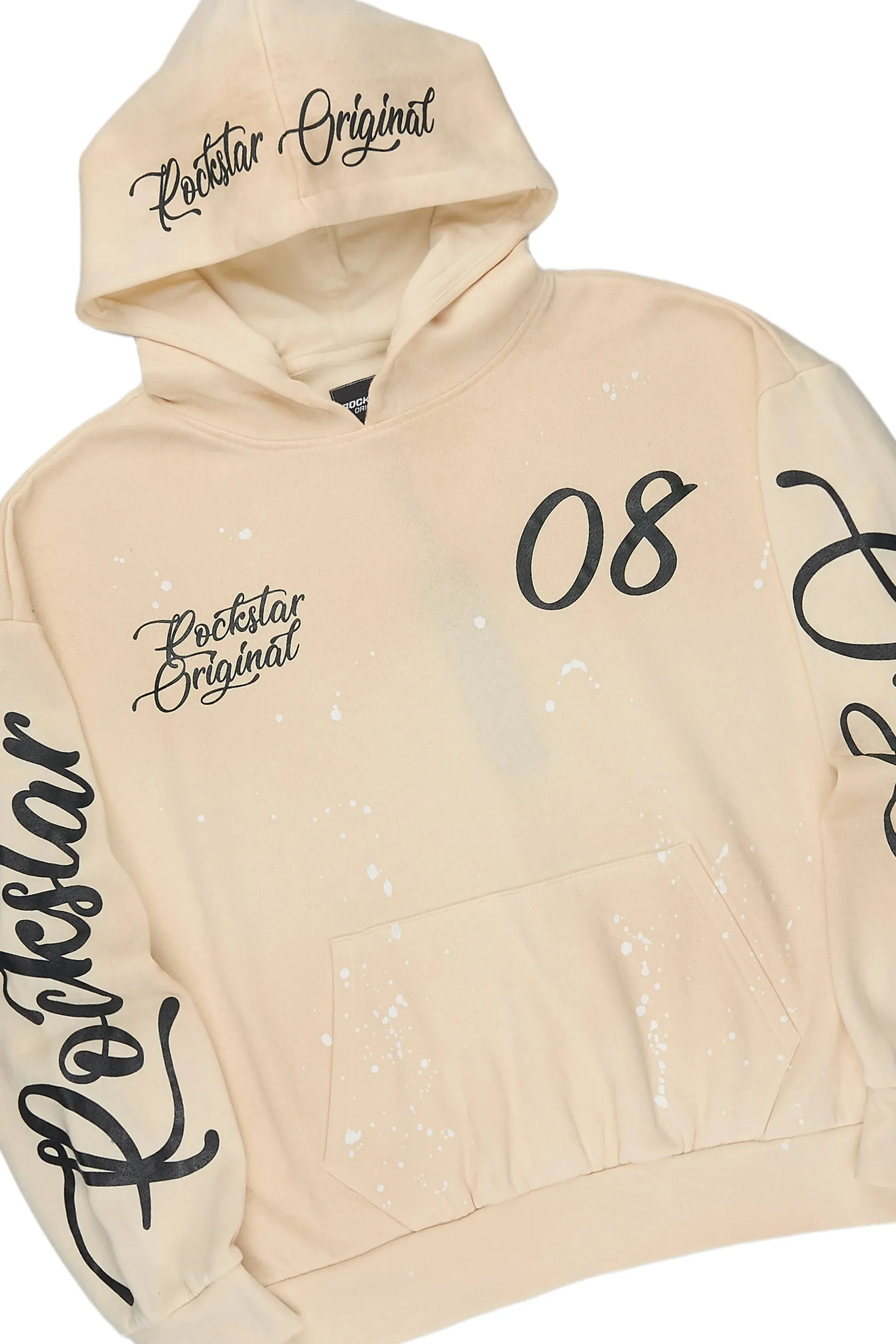 Hanif 2.0 Vintage Sand Hoodie/ Relaxed Pant Track Set sold by Rockstar Original product image thumbnail 2