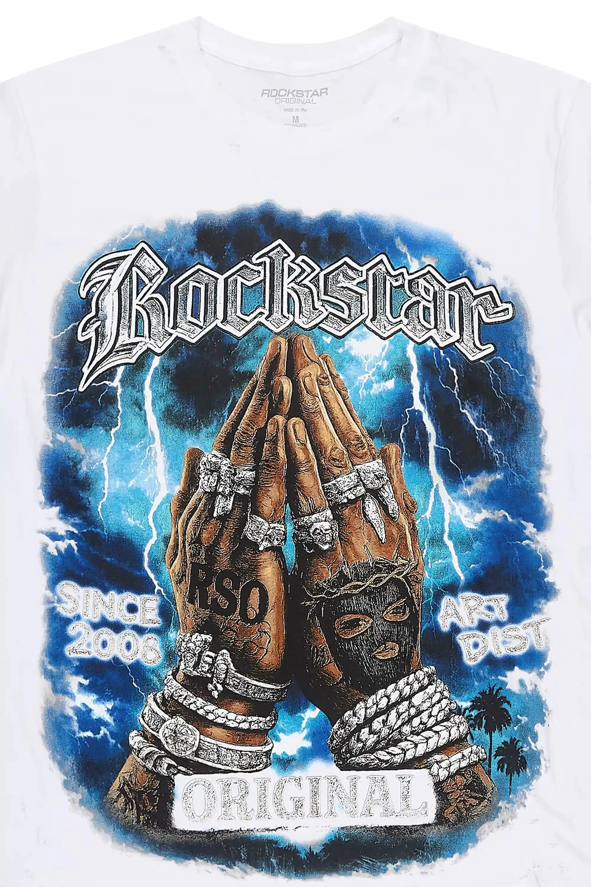Thorne White Oversized Graphic T-Shirt sold by Rockstar Original product image thumbnail 2