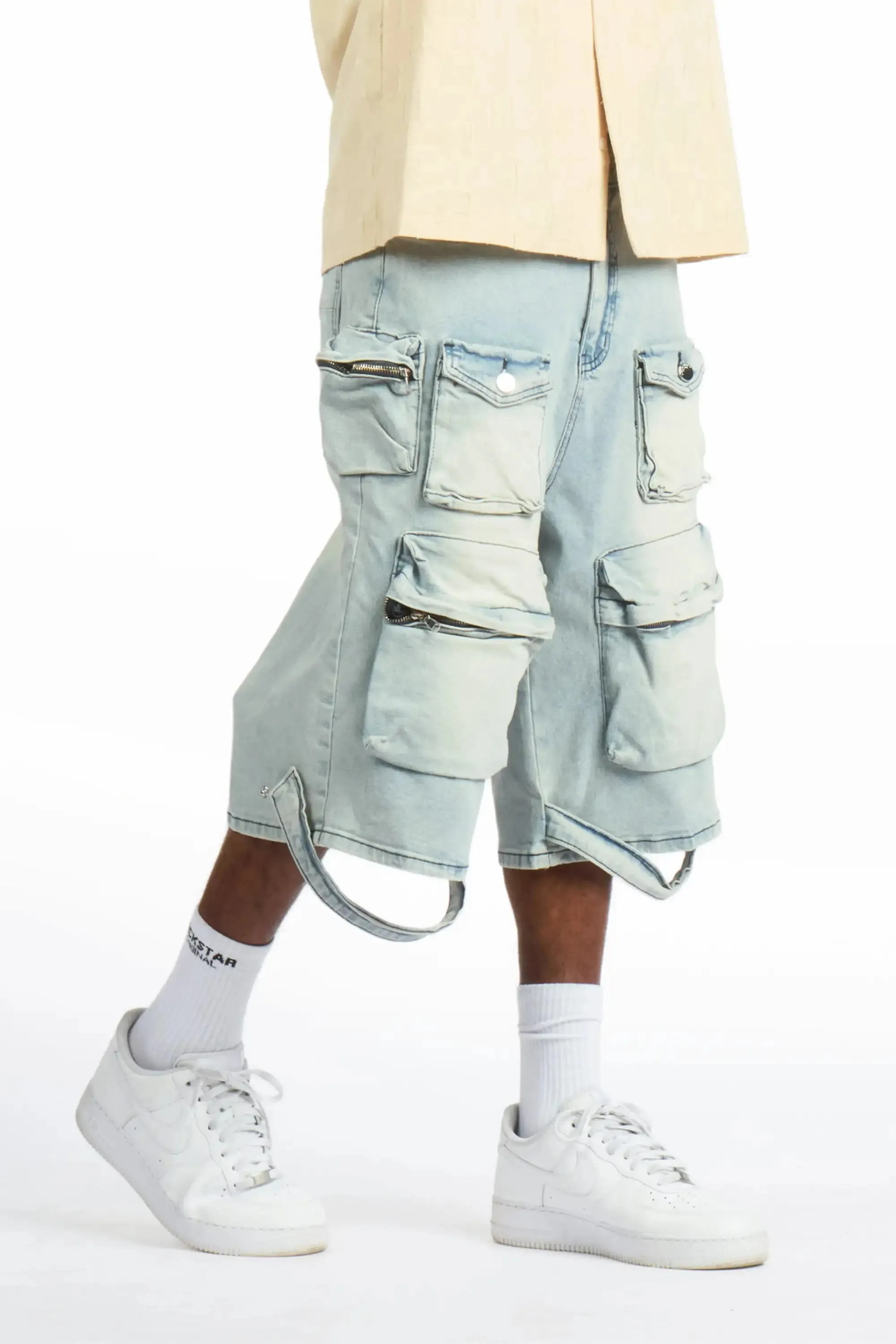 Mahesh Blue Denim Short sold by Rockstar Original