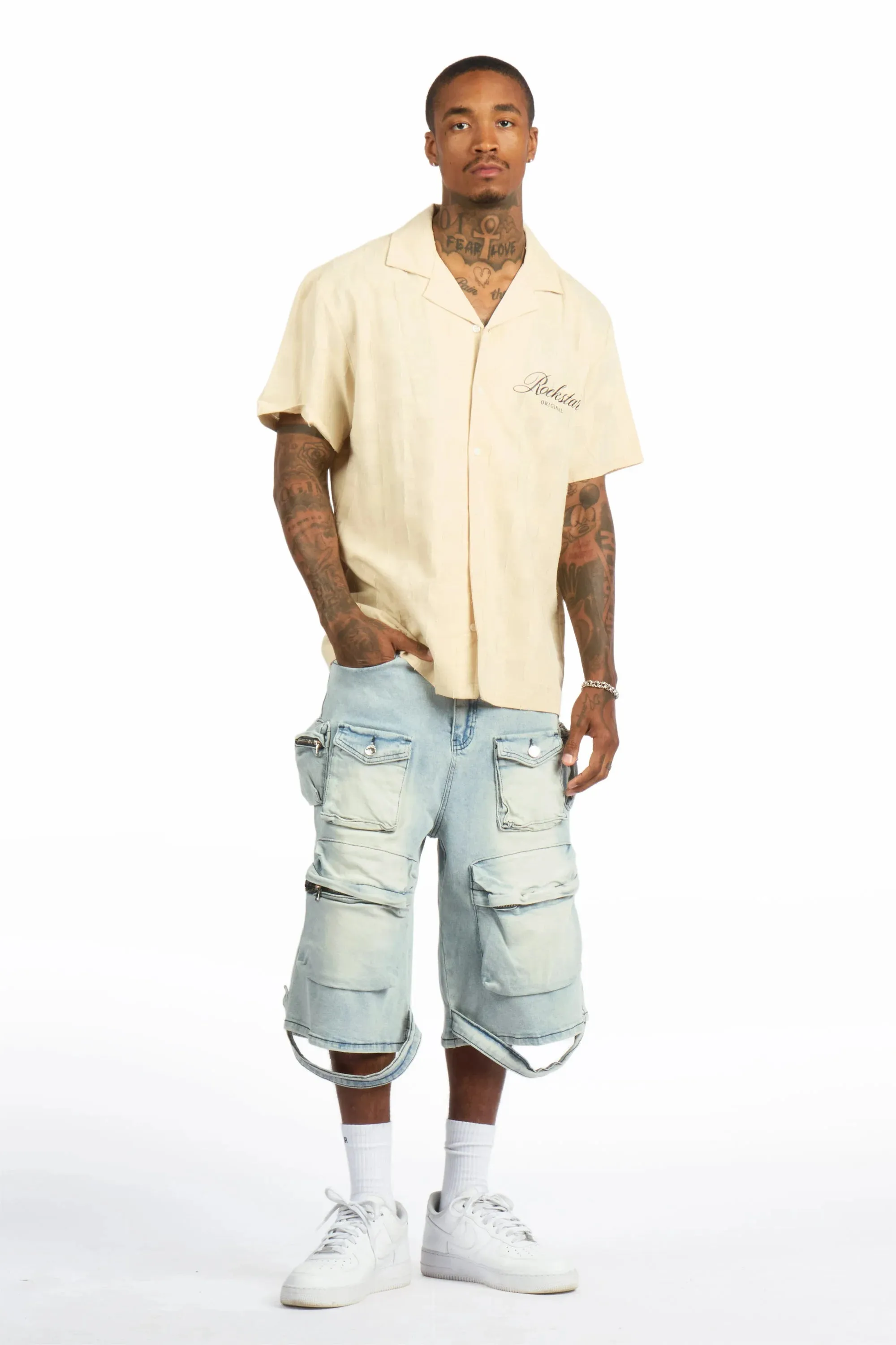 Mahesh Blue Denim Short sold by Rockstar Original product image thumbnail 2