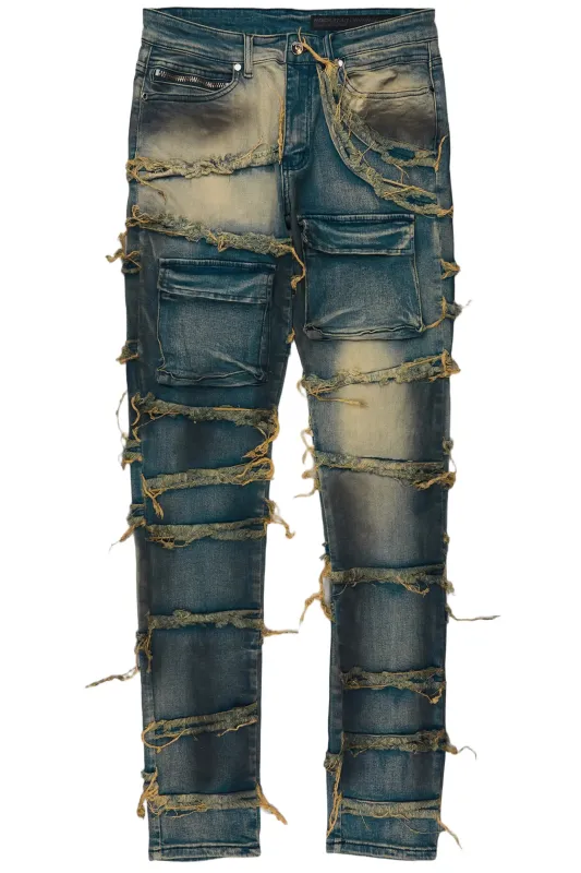 Vasco Dark Blue Skinny Fit Jean made by Rockstar Original