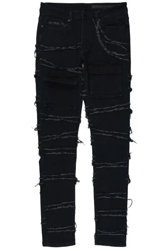 Vasco Black Skinny Fit Jean made by Rockstar Original