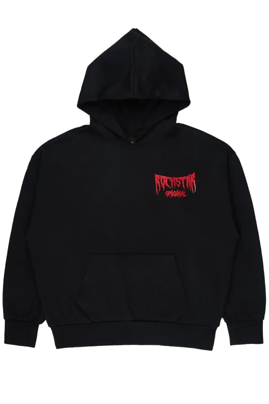 Twinkle Black/Red Graphic Hoodie made by Rockstar Original