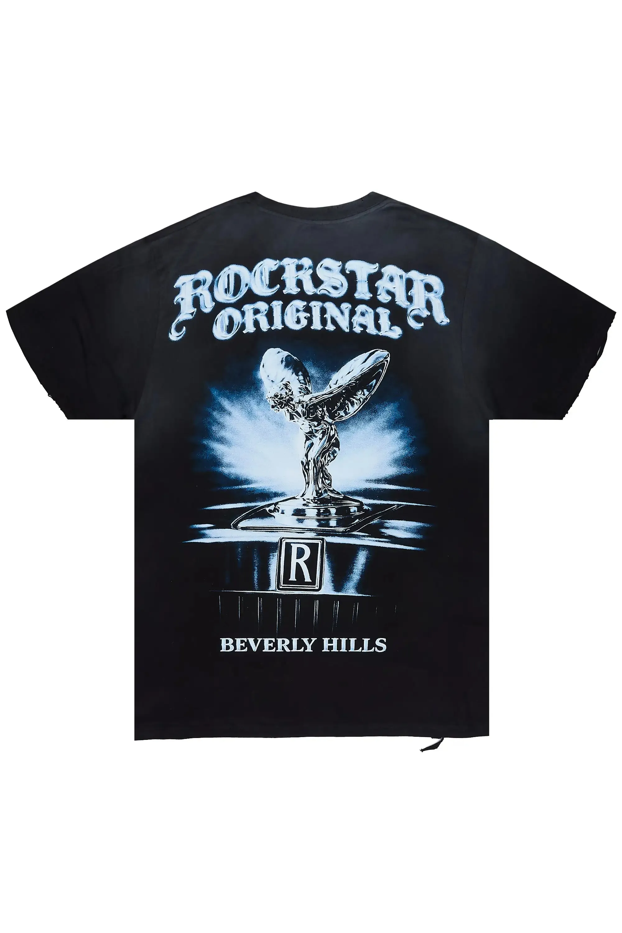 Rolls Black Oversized Graphic T-Shirt sold by Rockstar Original product image thumbnail 3