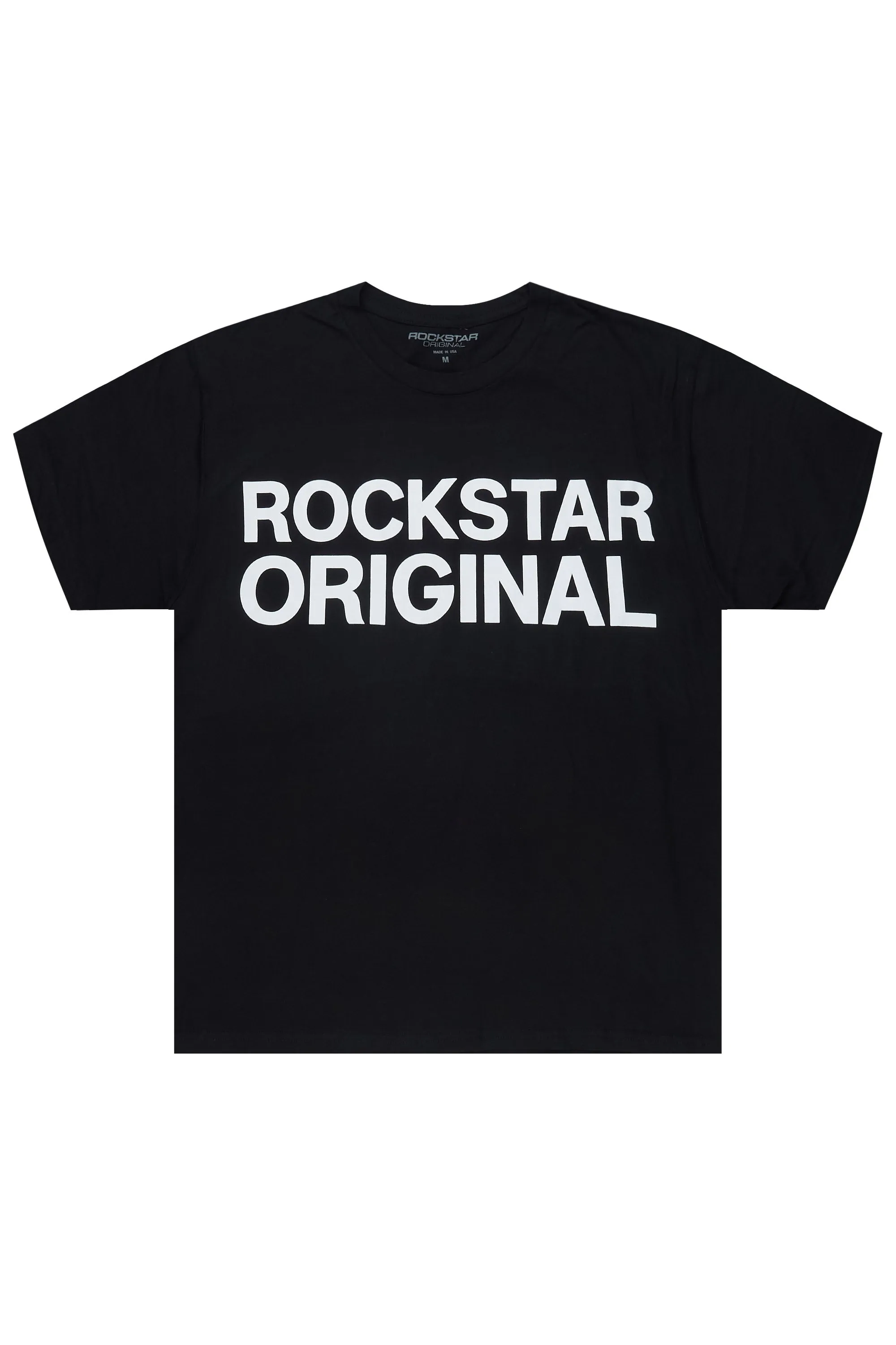 Keeth Black Oversized Graphic T-Shirt sold by Rockstar Original
