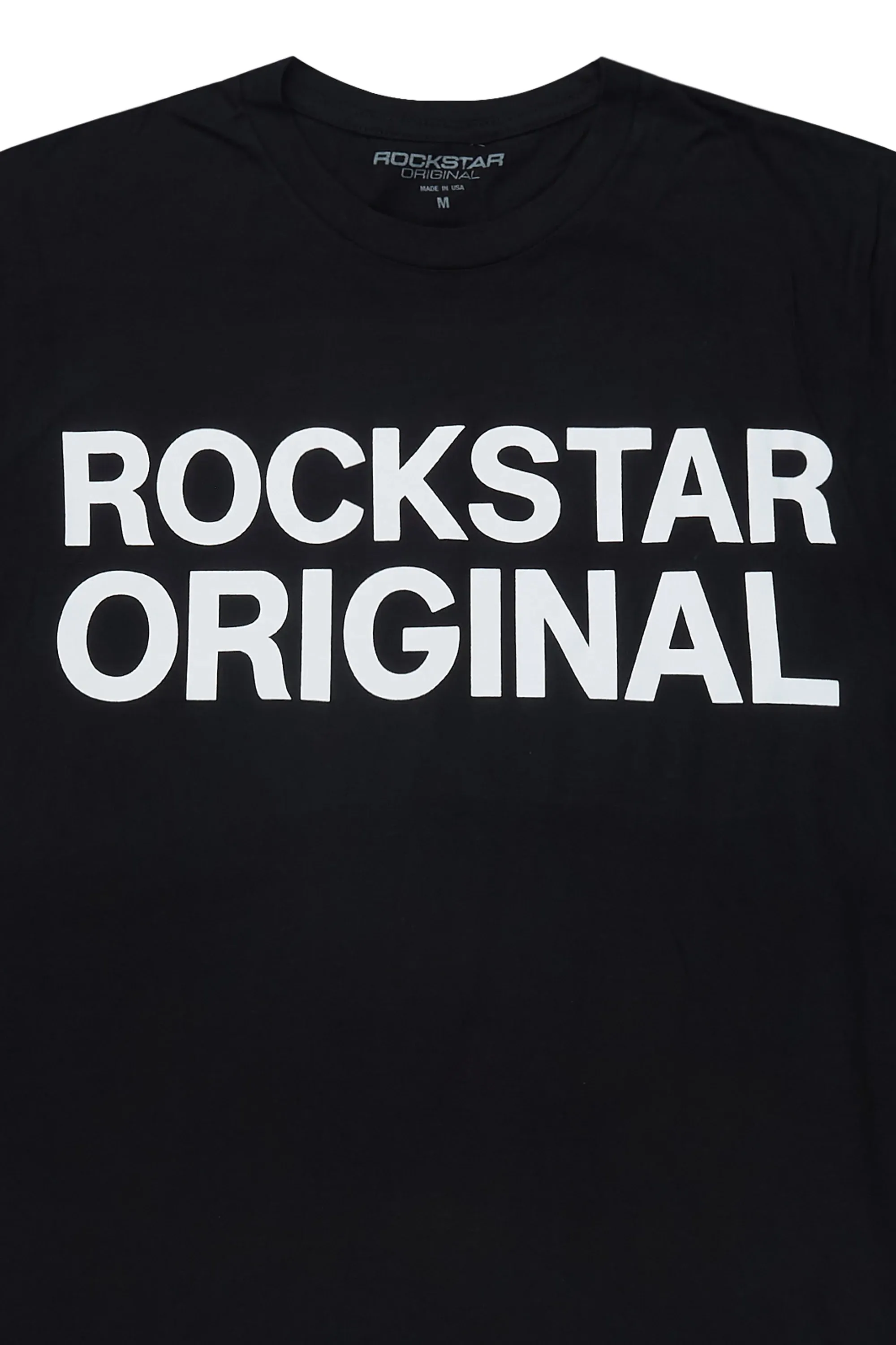 Keeth Black Oversized Graphic T-Shirt sold by Rockstar Original product image thumbnail 2