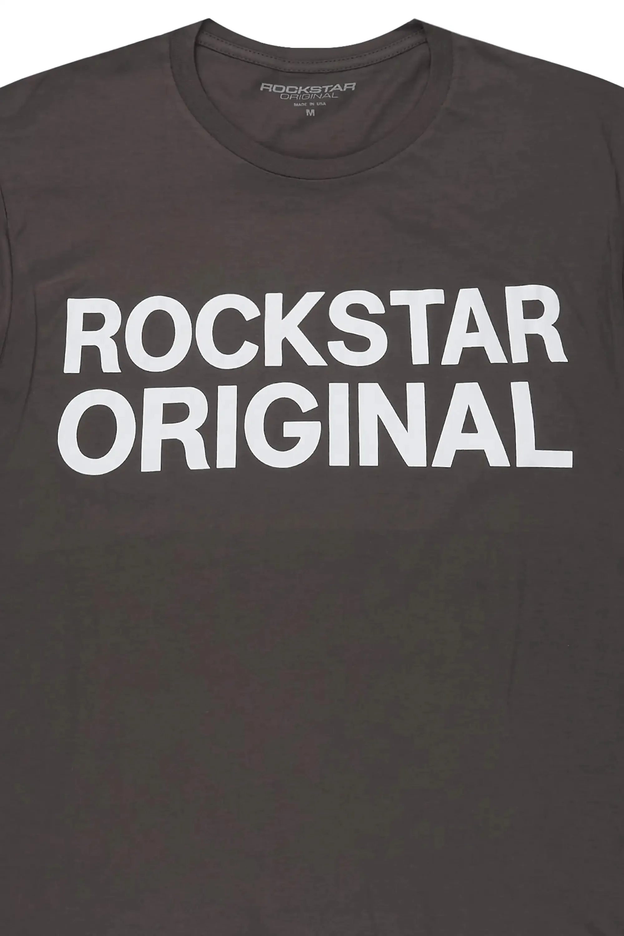 Keeth Charcoal Oversized Graphic T-Shirt sold by Rockstar Original product image thumbnail 2