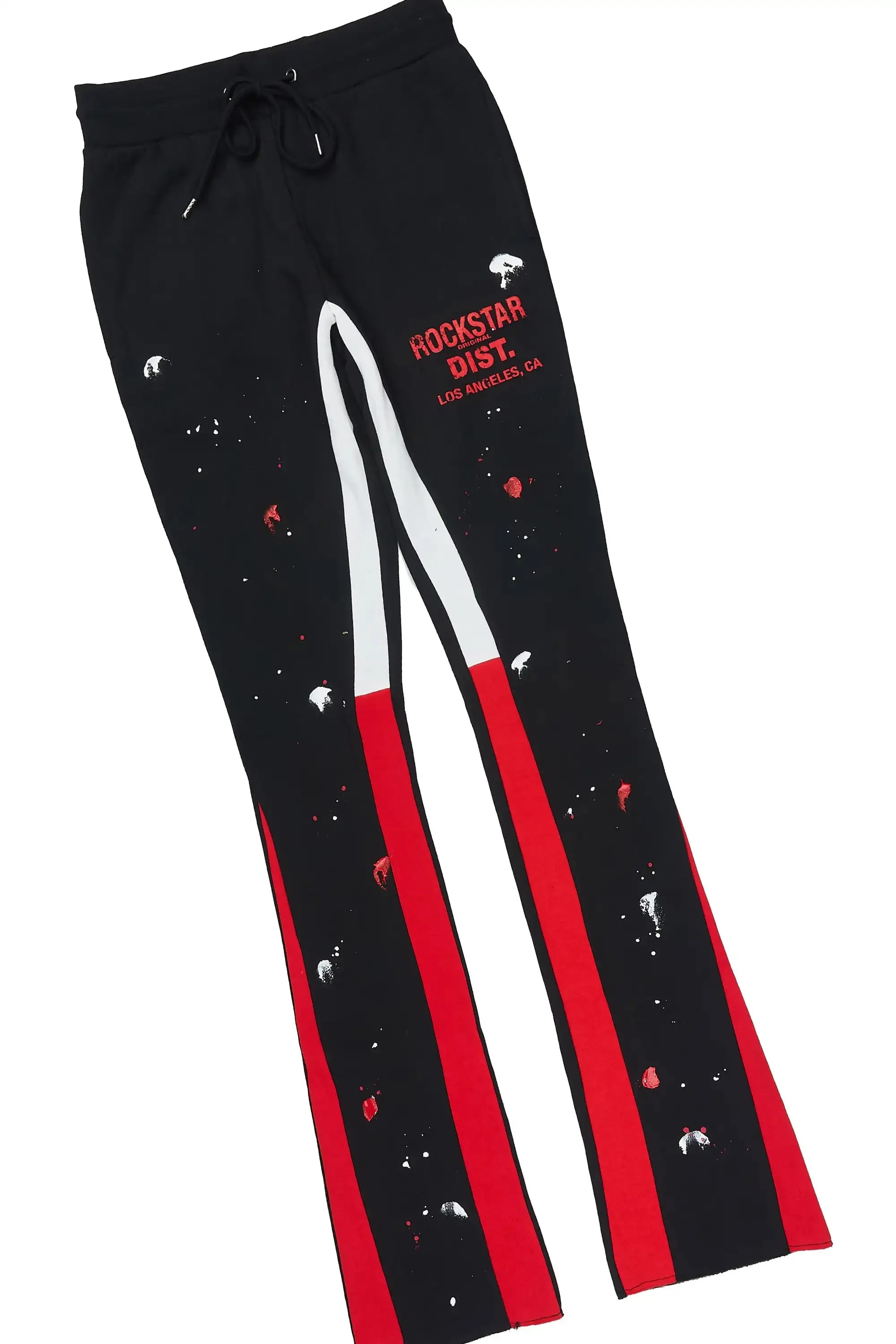 Scottie White/Black T-Shirt/Stacked Flare Track Pant Set sold by Rockstar Original product image thumbnail 3